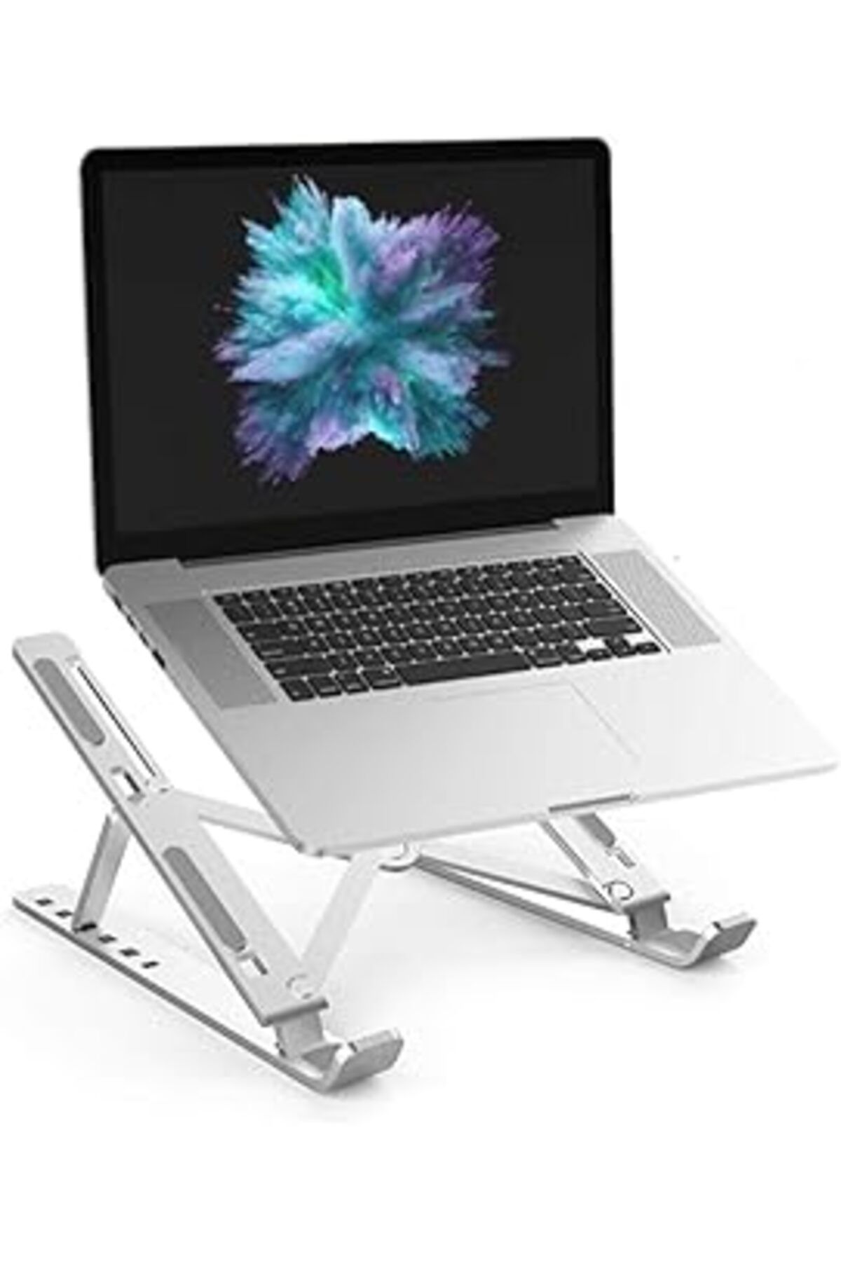 Pazarcan Teknosepetim Macbook Laptop Bilgisayar Standı Notebook Özel Yükseltici Stand Tablet Tutucu Ayarlı M