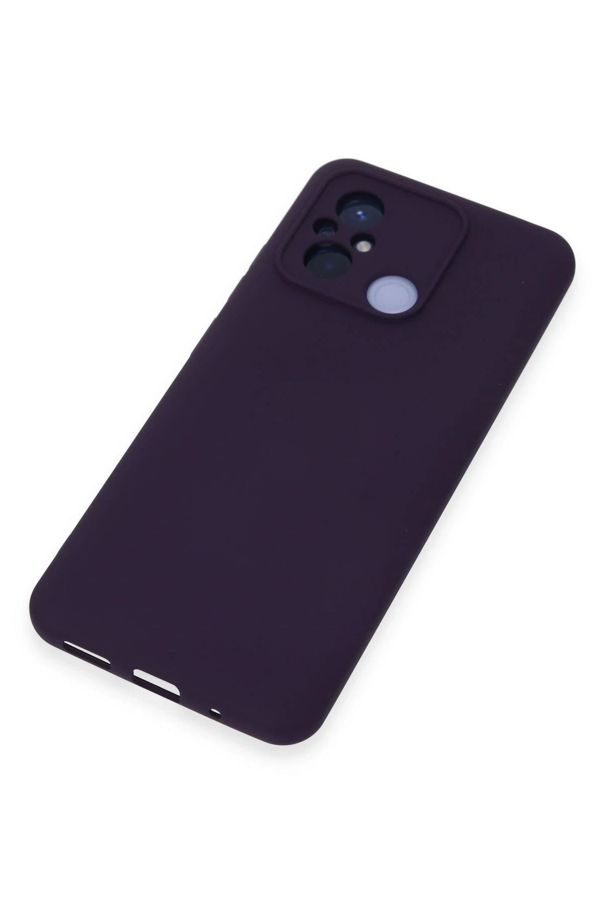 NewFace Xiaomi Redmi 12C Uyumlu Kılıf Nano içi Kadife Silikon - Mor SVLRS