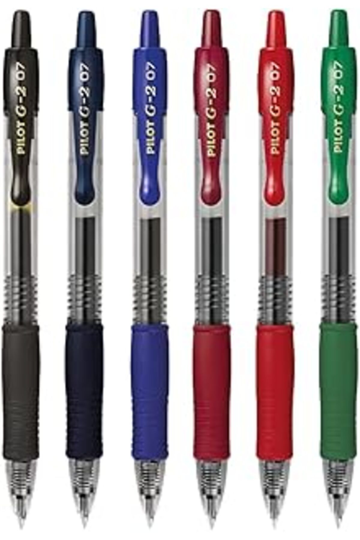 Mu Art Pilot G2 Jel Mürekkepli Roller Kalem - 0.7 Mm - 6'Lı Set