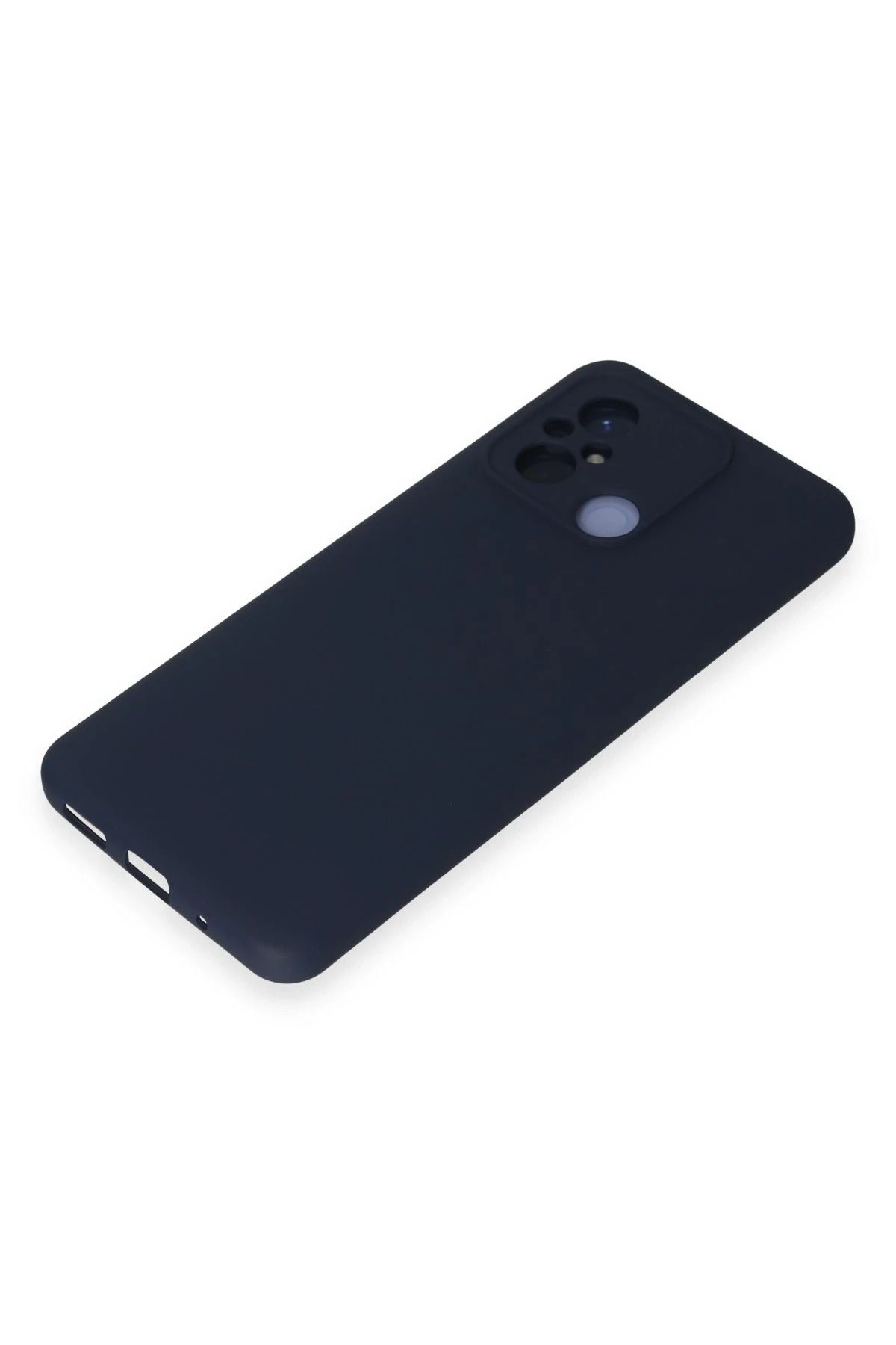 NewFace Xiaomi Redmi 12C Kılıf Nano içi Kadife Silikon - Lacivert SVLRS