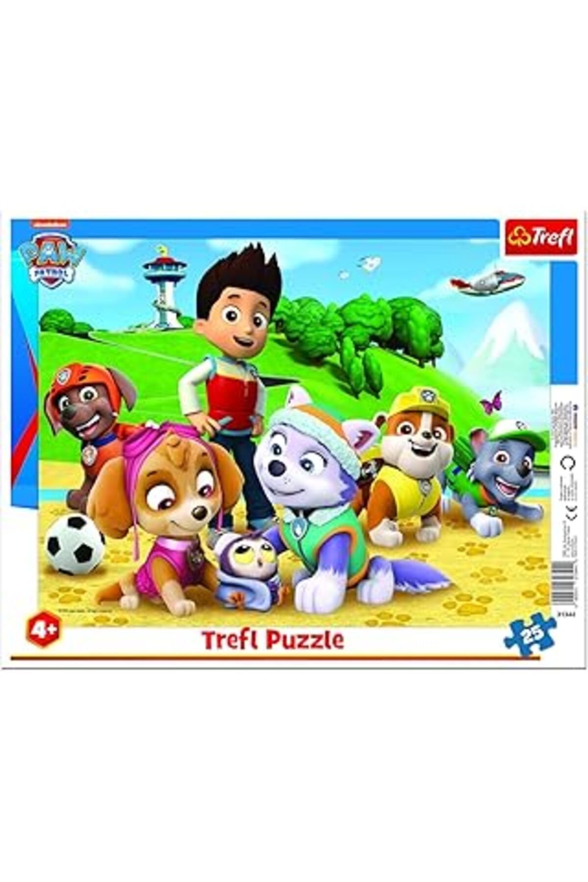 robotrend Trefl, Yapboz, Tabanlı Çerçeve Yapboz, 25 Parça, 4 Yaşından Büyük Çocuklar Için Yarış Pistinde Paw