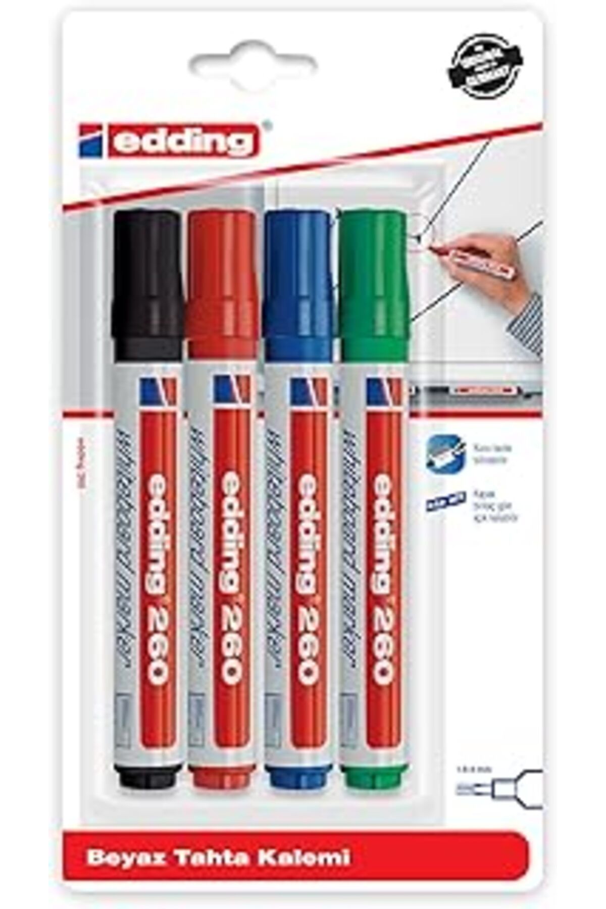Pazarcan Edding Turkey Ed260B499 Edding 260 Beyaz Yazı Tahtası Kalemi