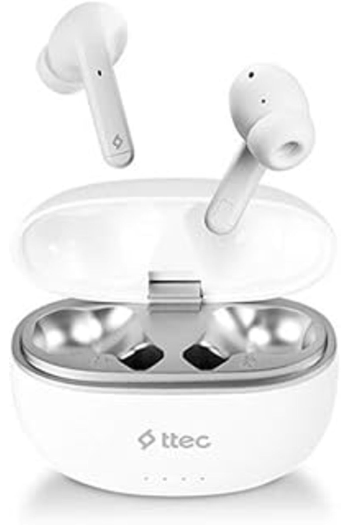 Mu Art Ahşap Ttec Airbeat Pro Anc Gerçek Kablosuz Tws Bluetooth Kulaklık - Beyaz