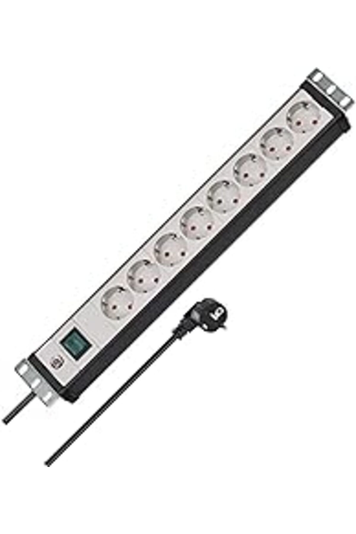 TBSProjects Brennenstuhl Premium-Line, Çoklu Priz 8 Kat – 19" Format Için Ideal Serverschraenke (Şalter Ve 3 M