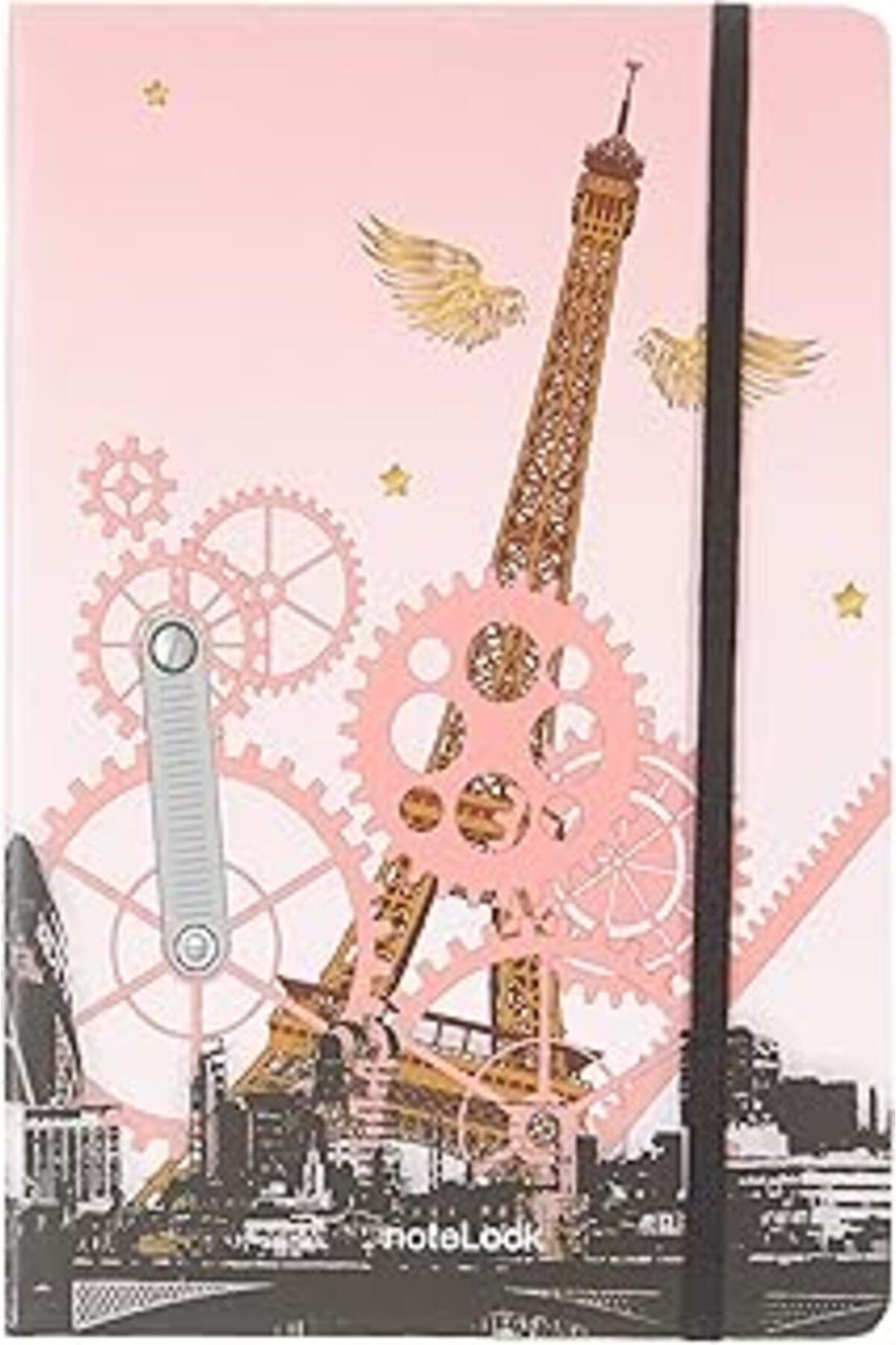 NZM TİCARET Notelook Scrikss Paris Çizgili Defter A5