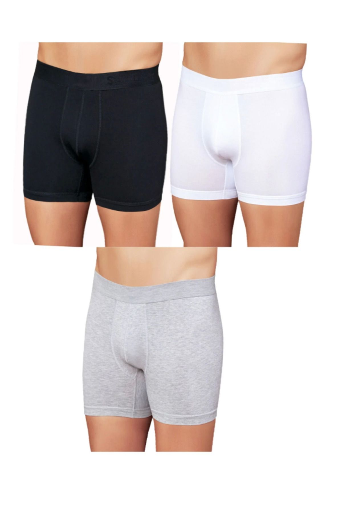 kapsulavm Huma One Erkek Lycralı Düz Boxer 2170