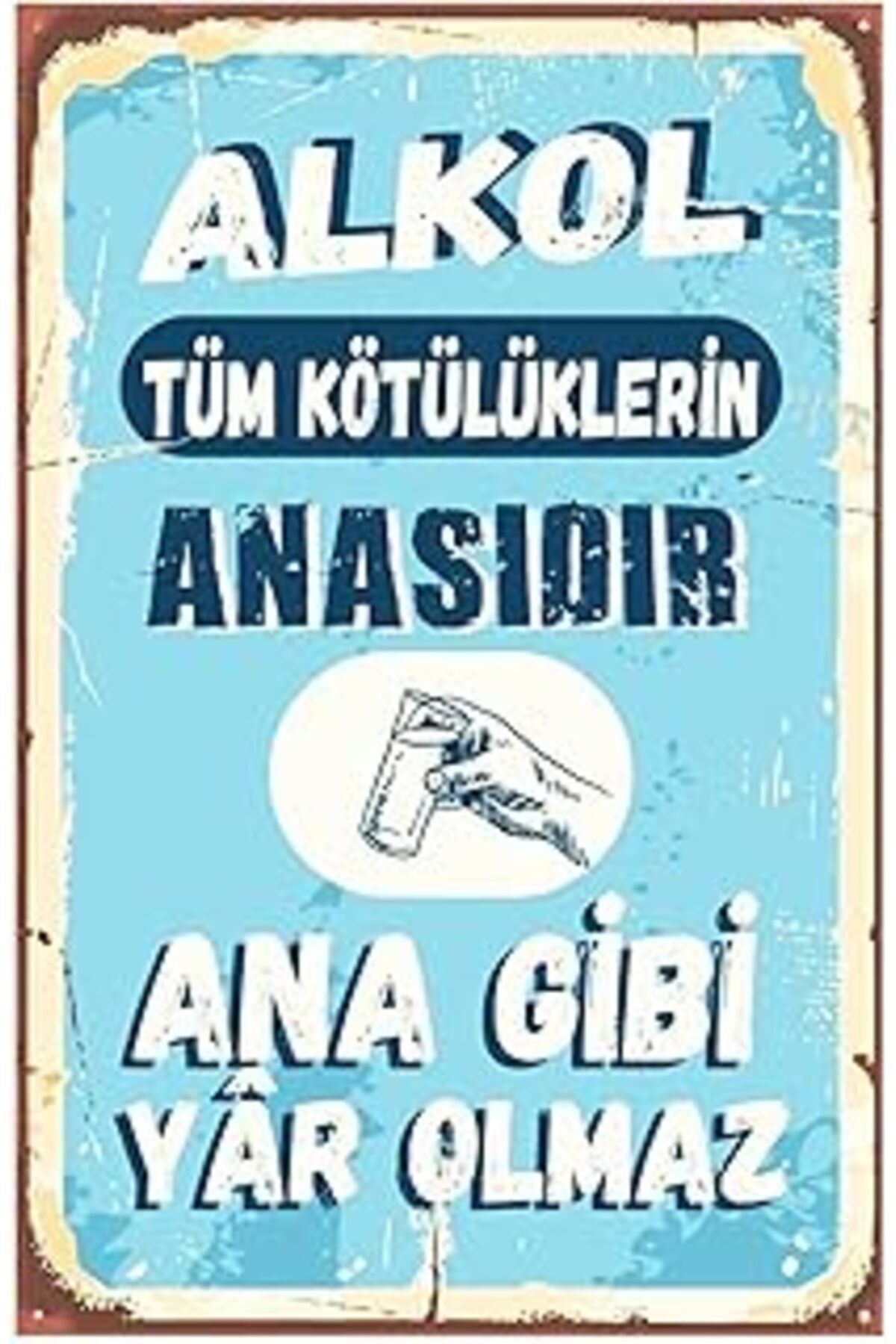 karadağsb Dekolia Ahşap Mdf Ana Gibi Yar Olmaz Tasarımlı Tablo Drtr0111
