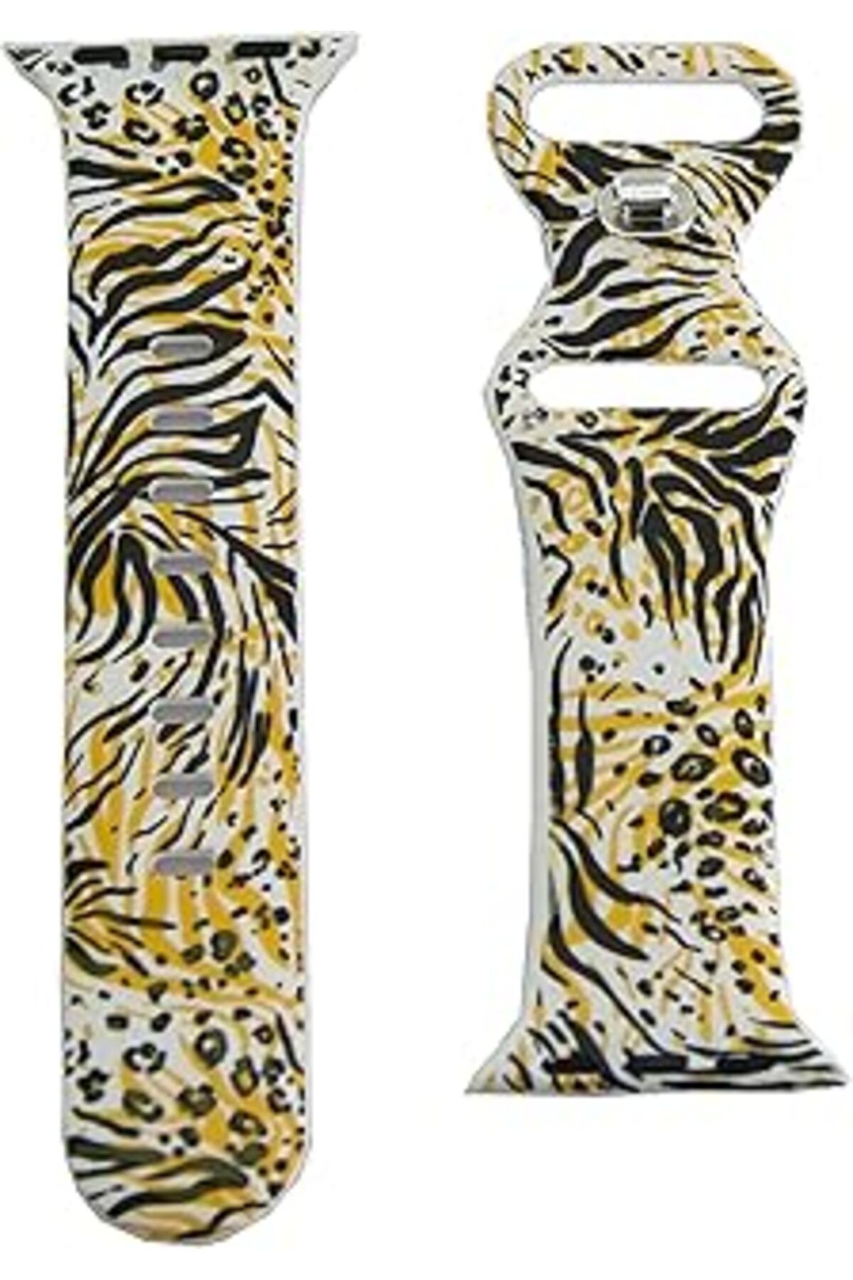 Qedii Watch 3 Ile Uyumlu Renkli Tiger Desenli 42-44Mm Alvarez Spor Watch Ile Uyumlu Suya Ve Kire Karşı Da