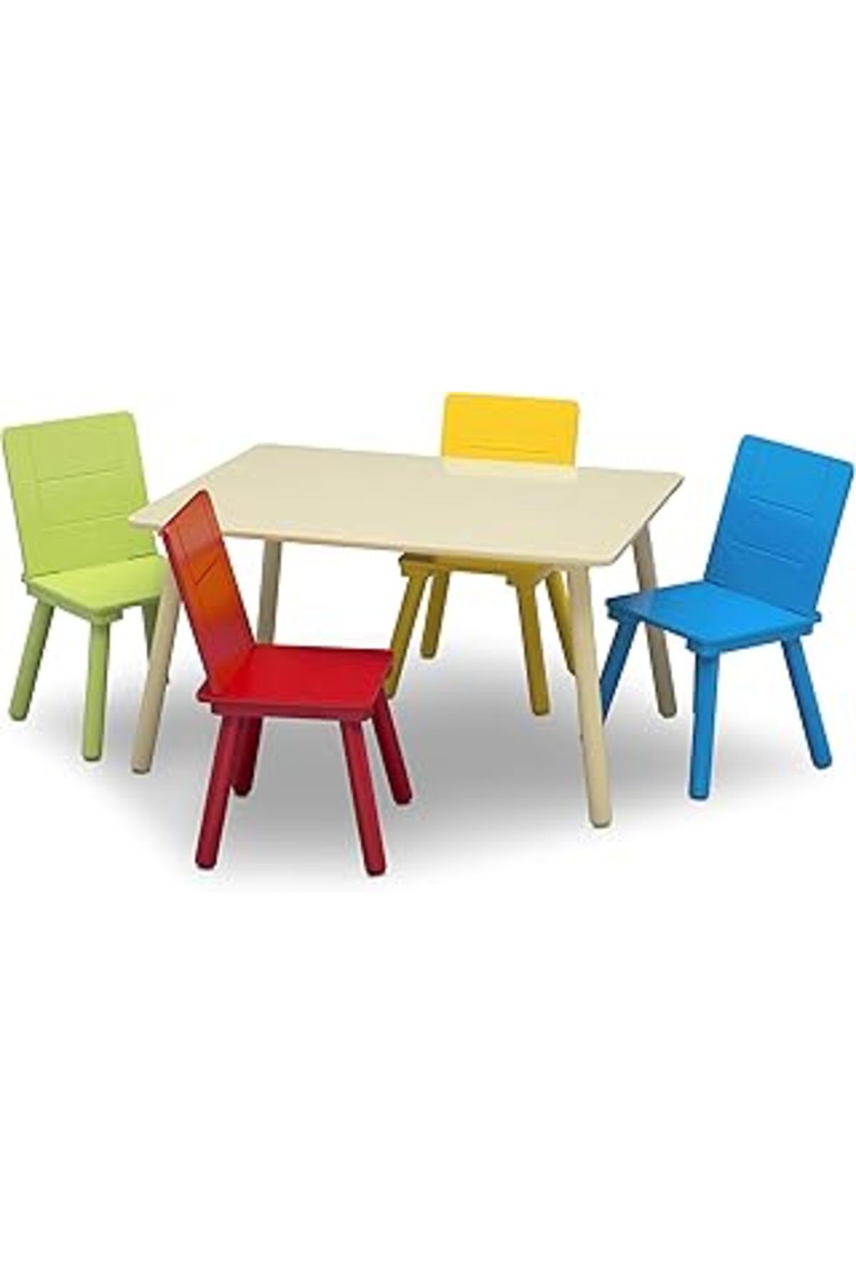 Mu Art Delta Children Çocuk Masa Ve Sandalye Takımı (4 Sandalye Dahil)
