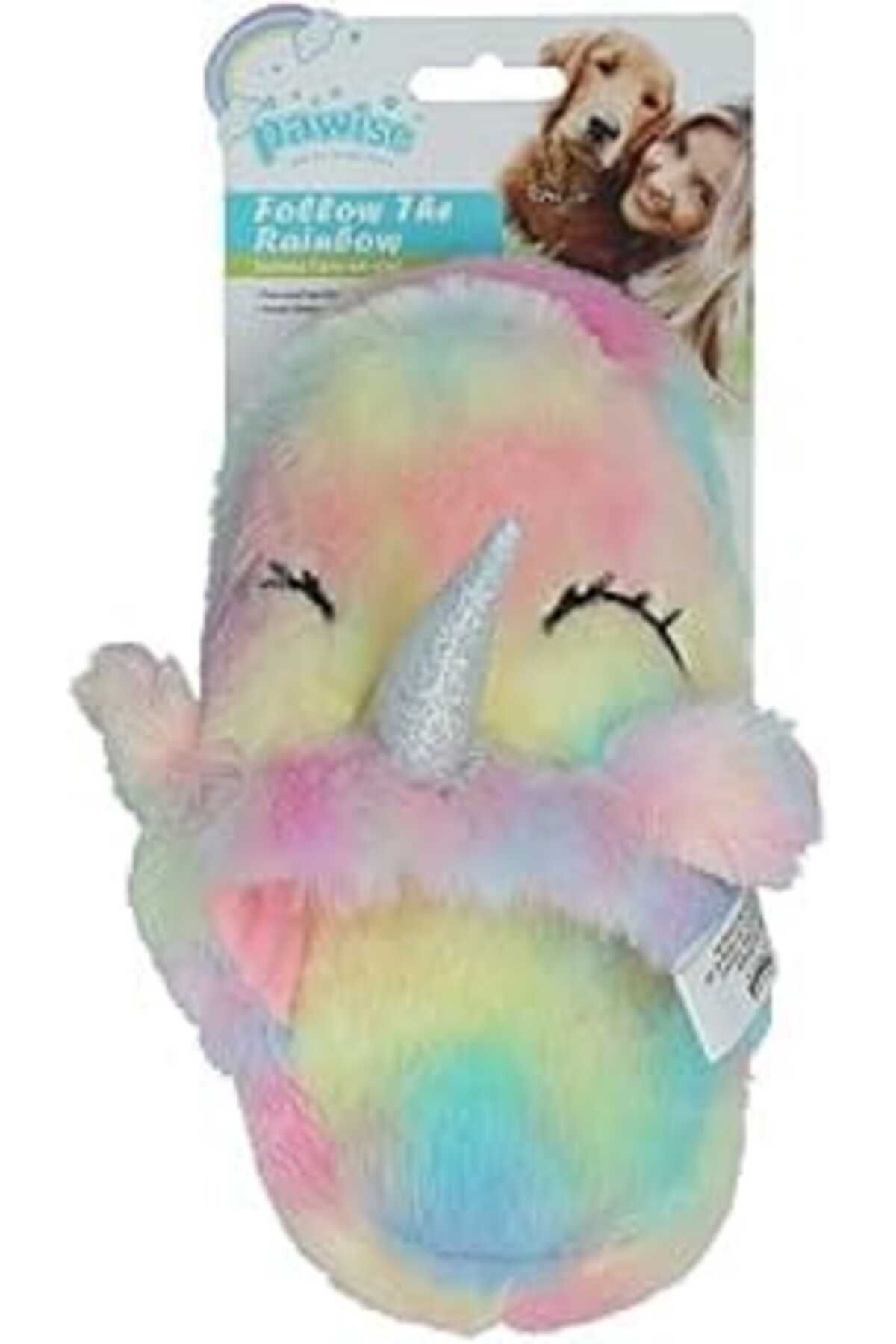robotrend Pawise Rainbow World-Slipper Köpek Oyuncağı