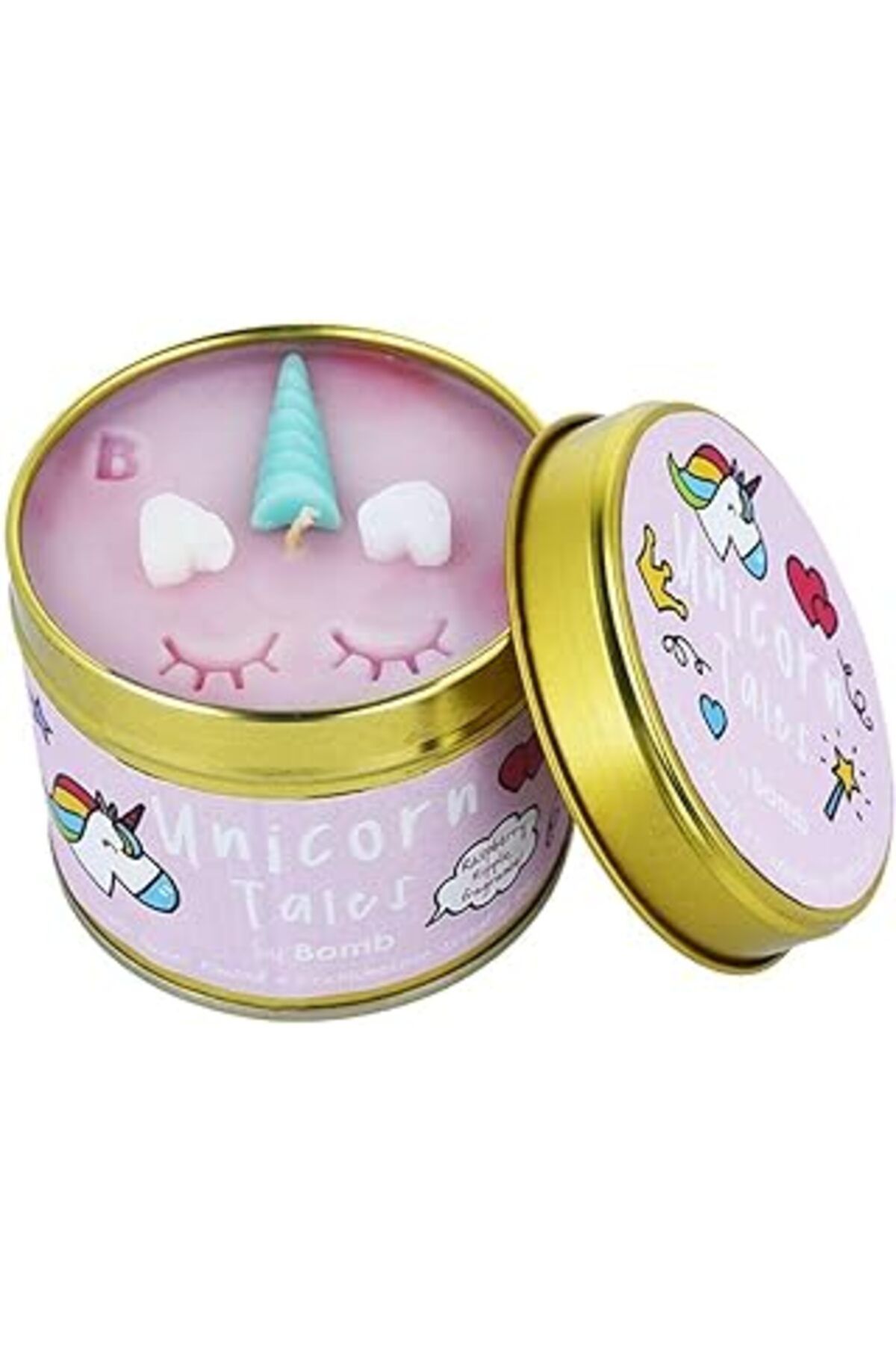 NETWORK ART Bomb Cosmetics Unicorn Tales Teneke Mum 1 Paket (1 X 1 Adet)