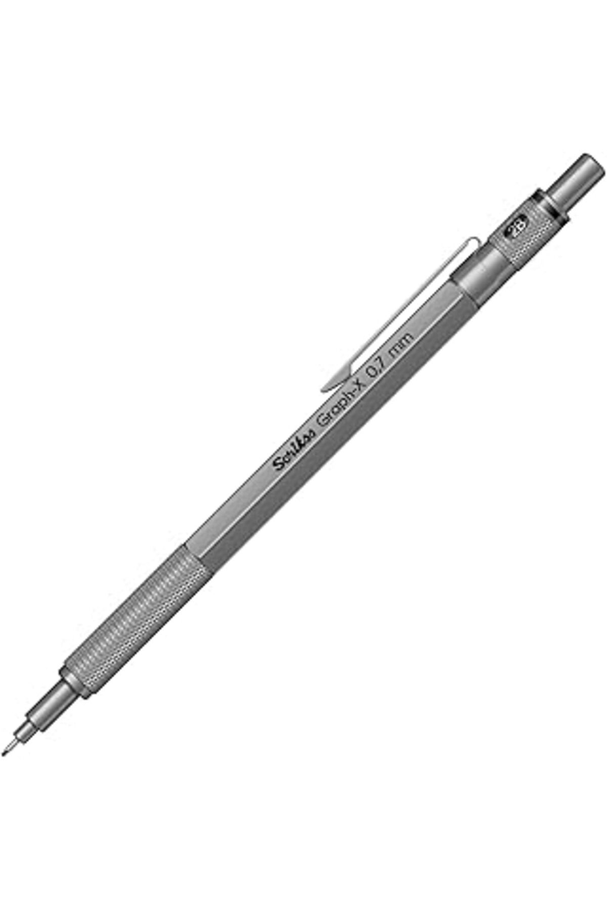 NZM TİCARET Scrikss Office Graphx Mekanik Kurşun Kalem Kurşun Gri 0.7 Mm