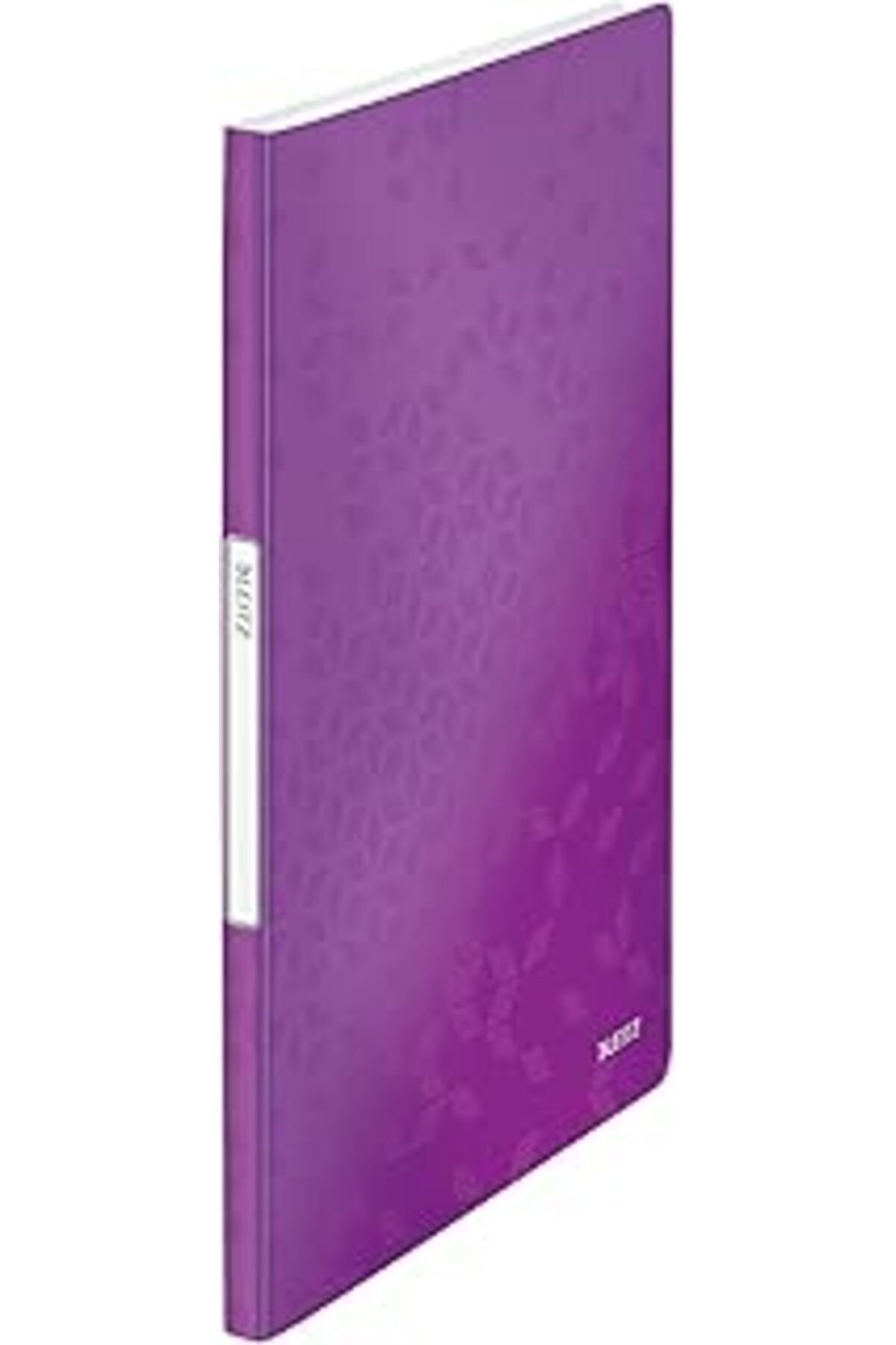 NZM TİCARET Leitz Wow A4 Sunum Dosyası, Metalik Mor, 20 Şeffaf Poşetli, 40 A4 Sayfa Kapasiteli, 46310062