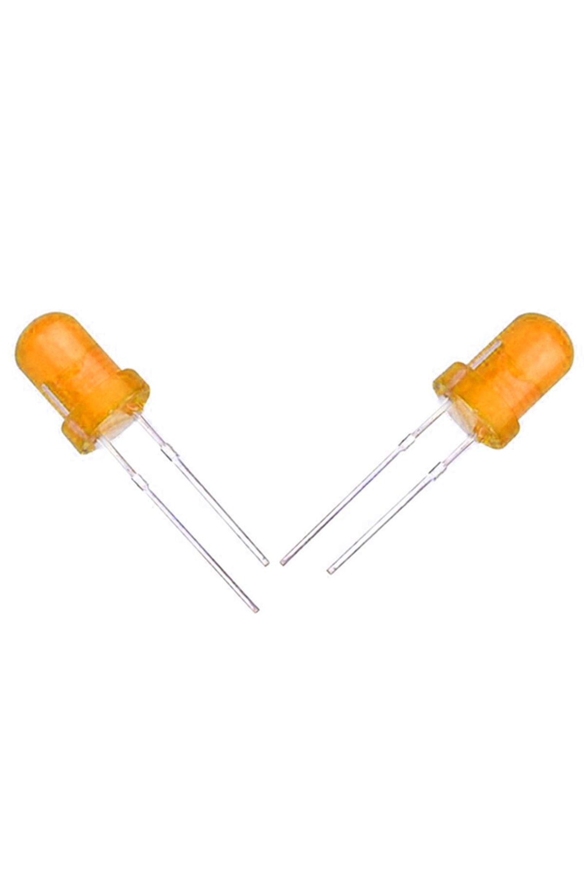 robotrend Halmet Mantar Led 5Mm Turuncu