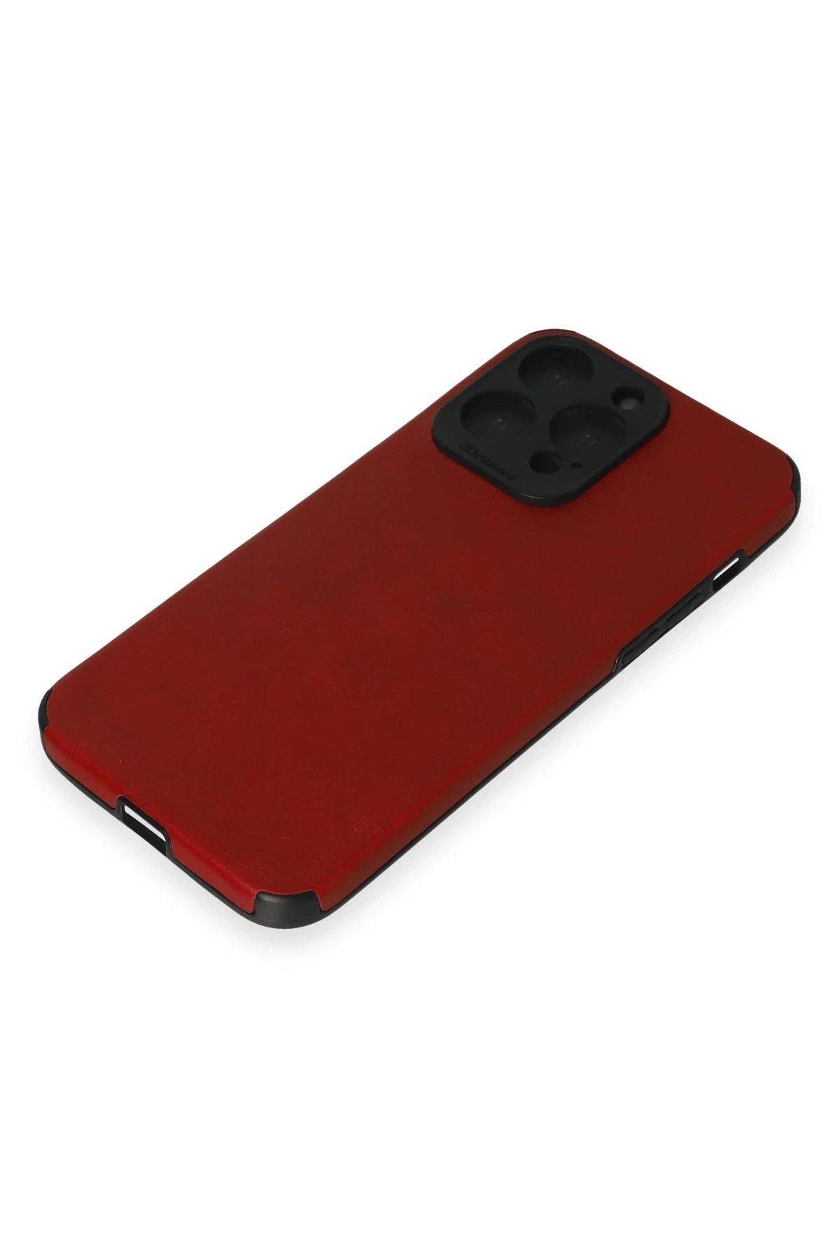 NewFace iPhone 15 Pro Kılıf Loop Deri Silikon - Kırmızı SVLRS