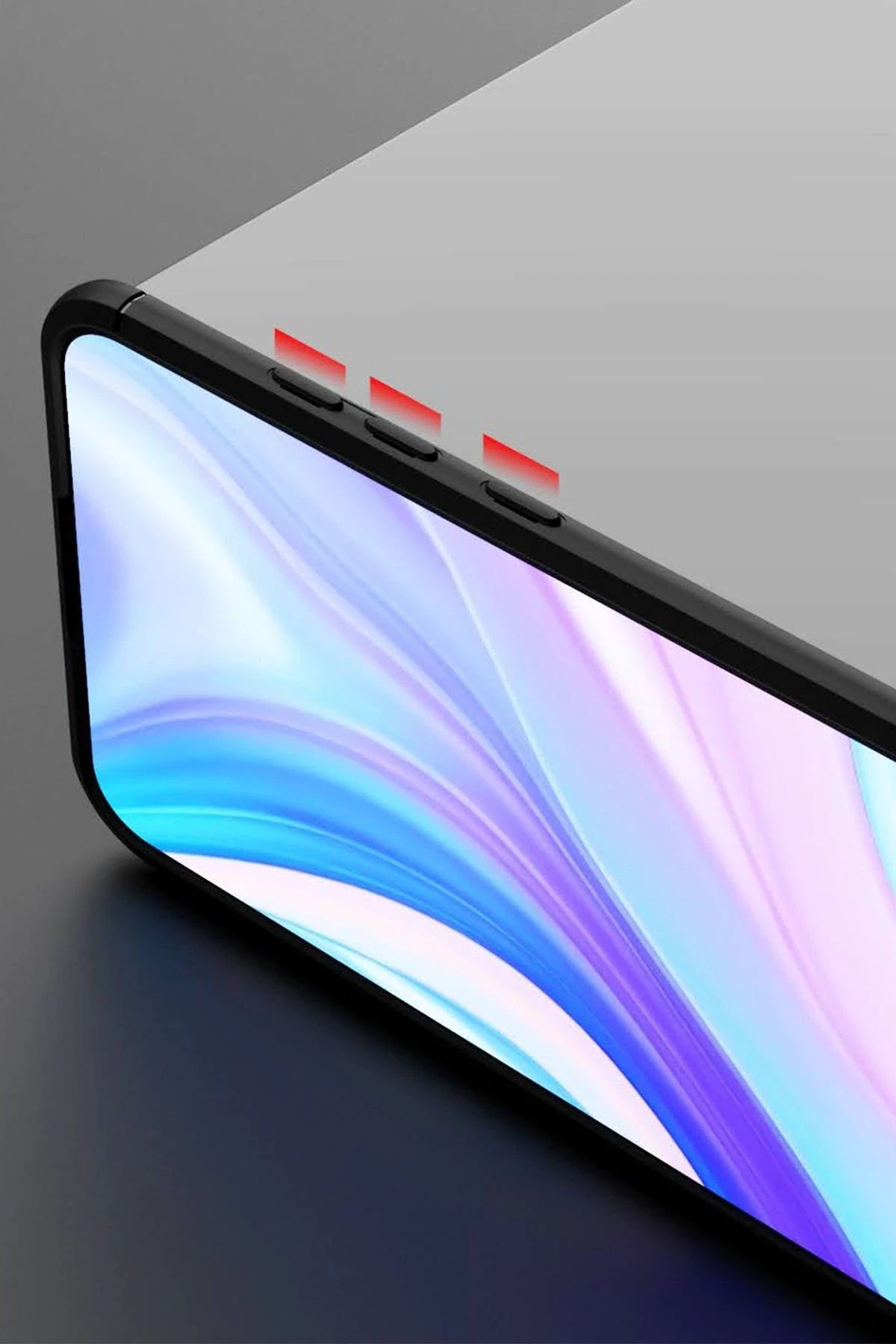 NewFace Huawei P Smart S Kılıf Range Yüzüklü Silikon - Siyah SVLRS