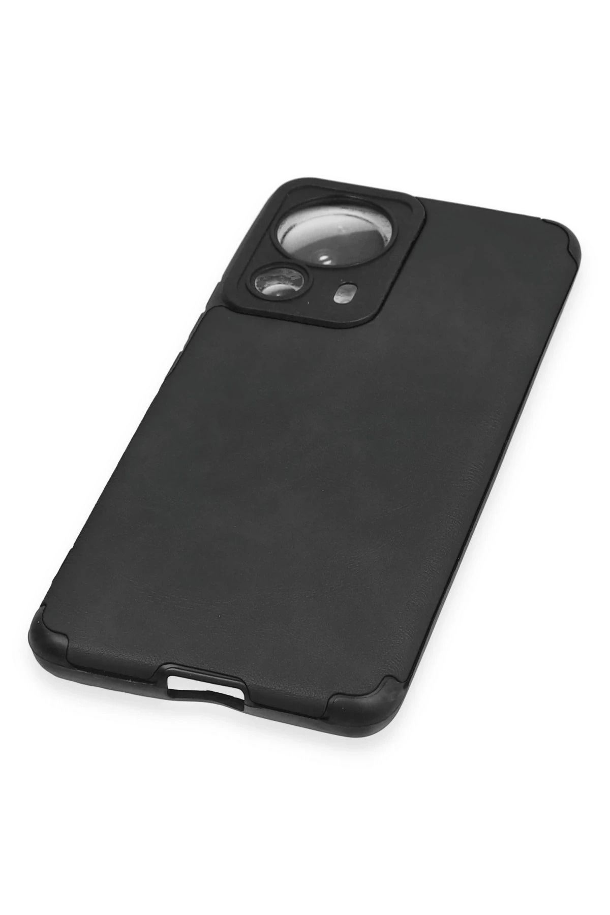 NewFace Xiaomi Mi 13 Lite Kılıf Loop Deri Silikon - Siyah SVLRS