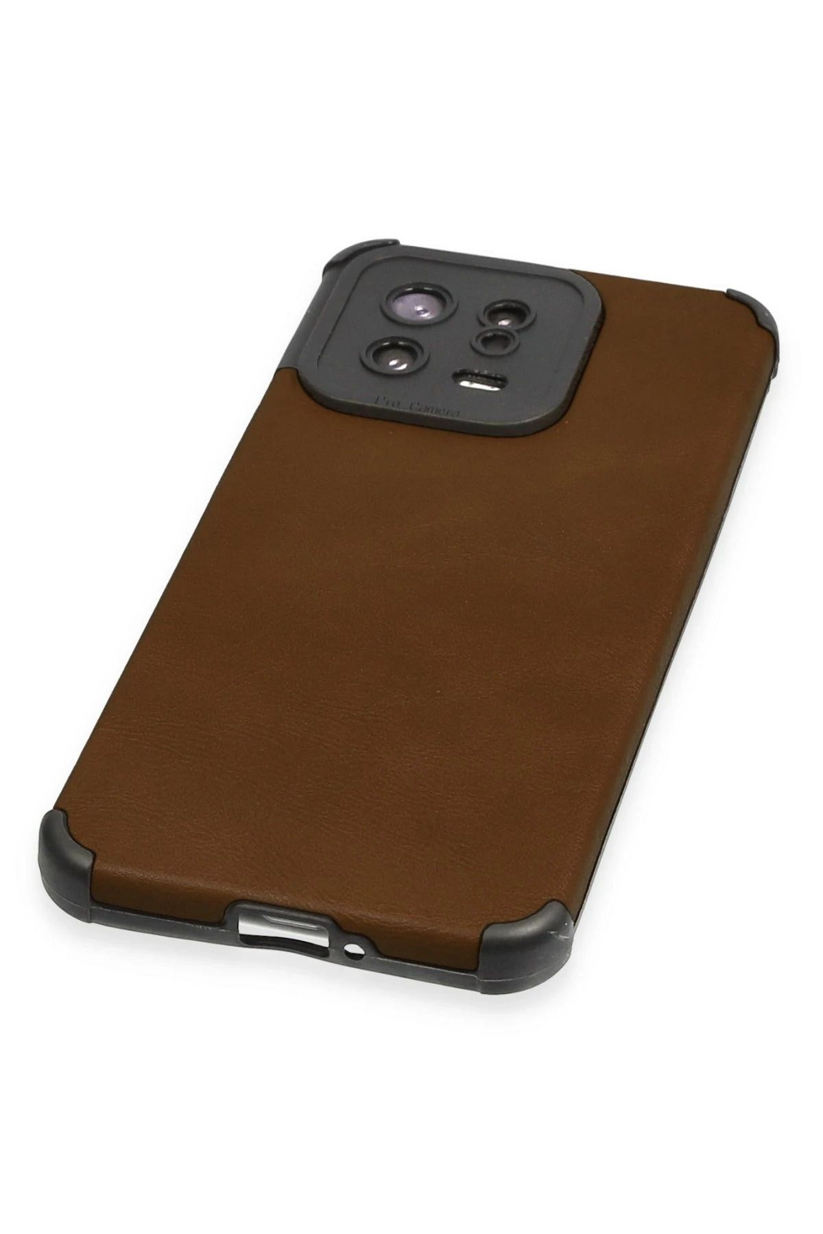 NewFace Xiaomi Mi 13 Kılıf Loop Deri Silikon - Kahverengi WLZOR
