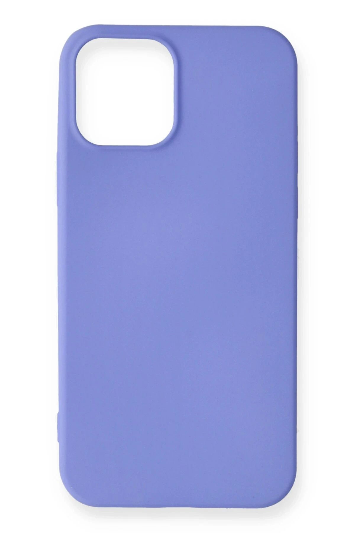 NewFace iPhone 12 Mini Kılıf First Silikon - Mor WLZOR