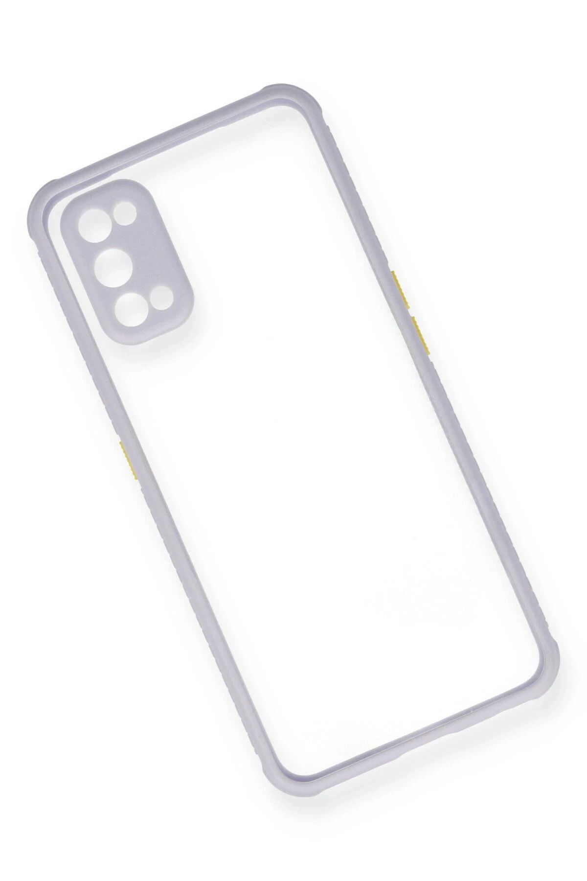 NewFace Realme 7 Pro Kılıf Miami Şeffaf Silikon - Lila WLZOR