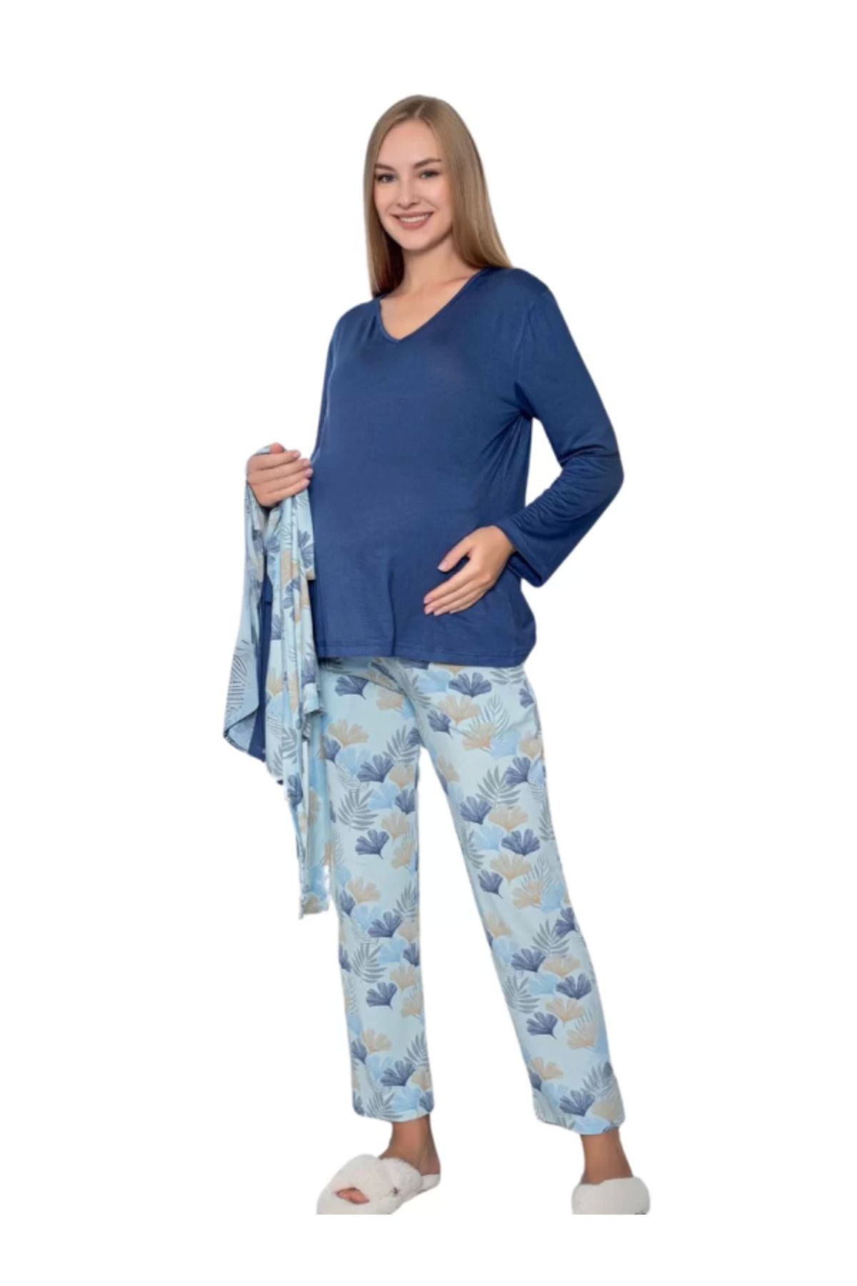 kapsulavm Limissi Viskon kadın pijama takımı