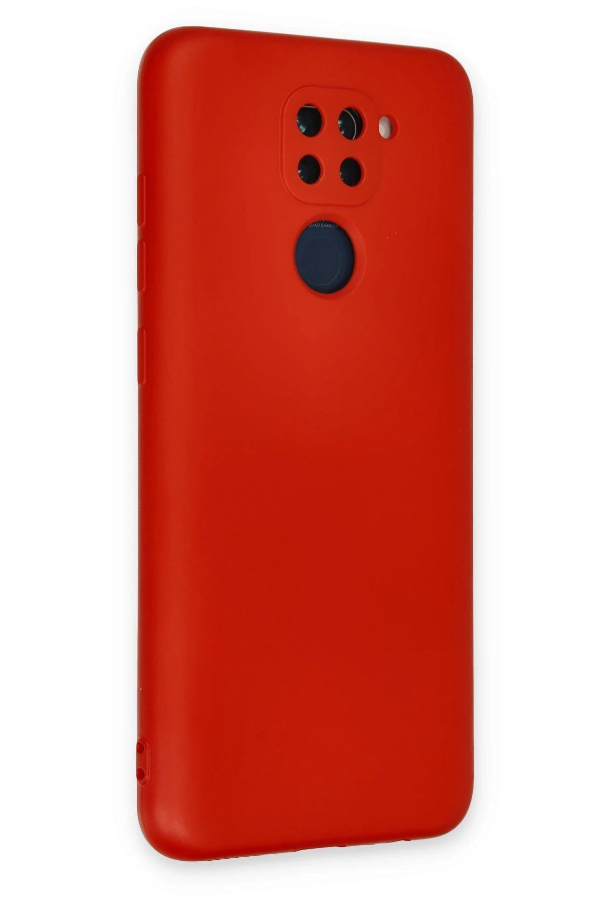 NewFace Xiaomi Redmi Note 9 Kılıf Nano içi Kadife Silikon - Kırmızı SVLRS