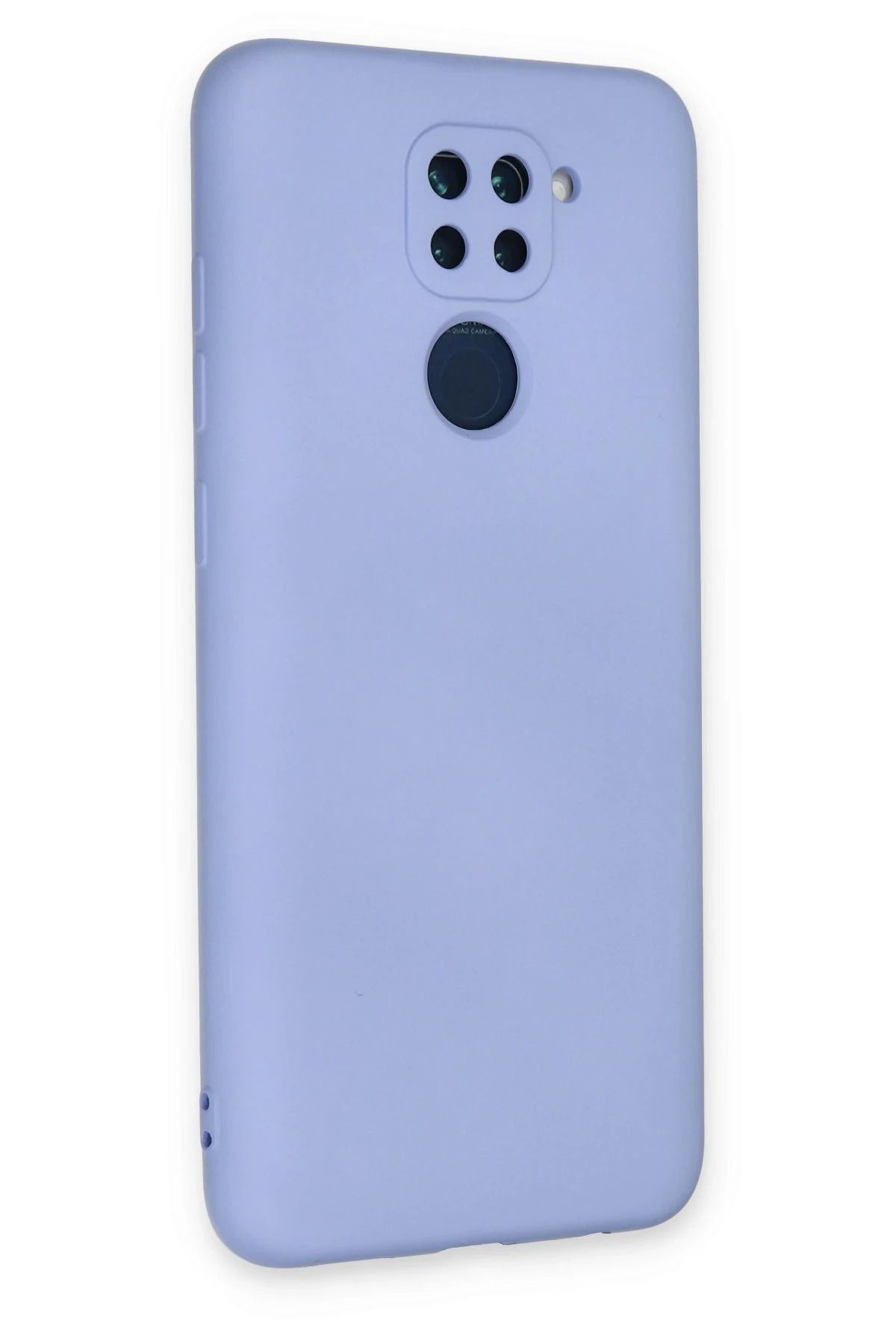 NewFace Xiaomi Redmi Note 9 uyumlu Kılıf Nano içi Kadife Silikon - Lila SVLRS
