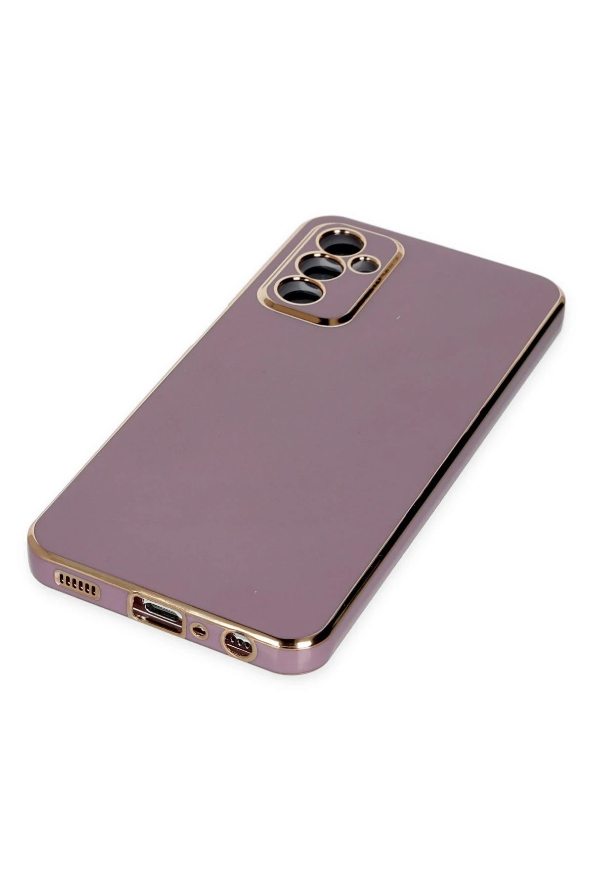 NewFace Samsung Galaxy M23 Kılıf Volet Silikon - Mor SVLRS