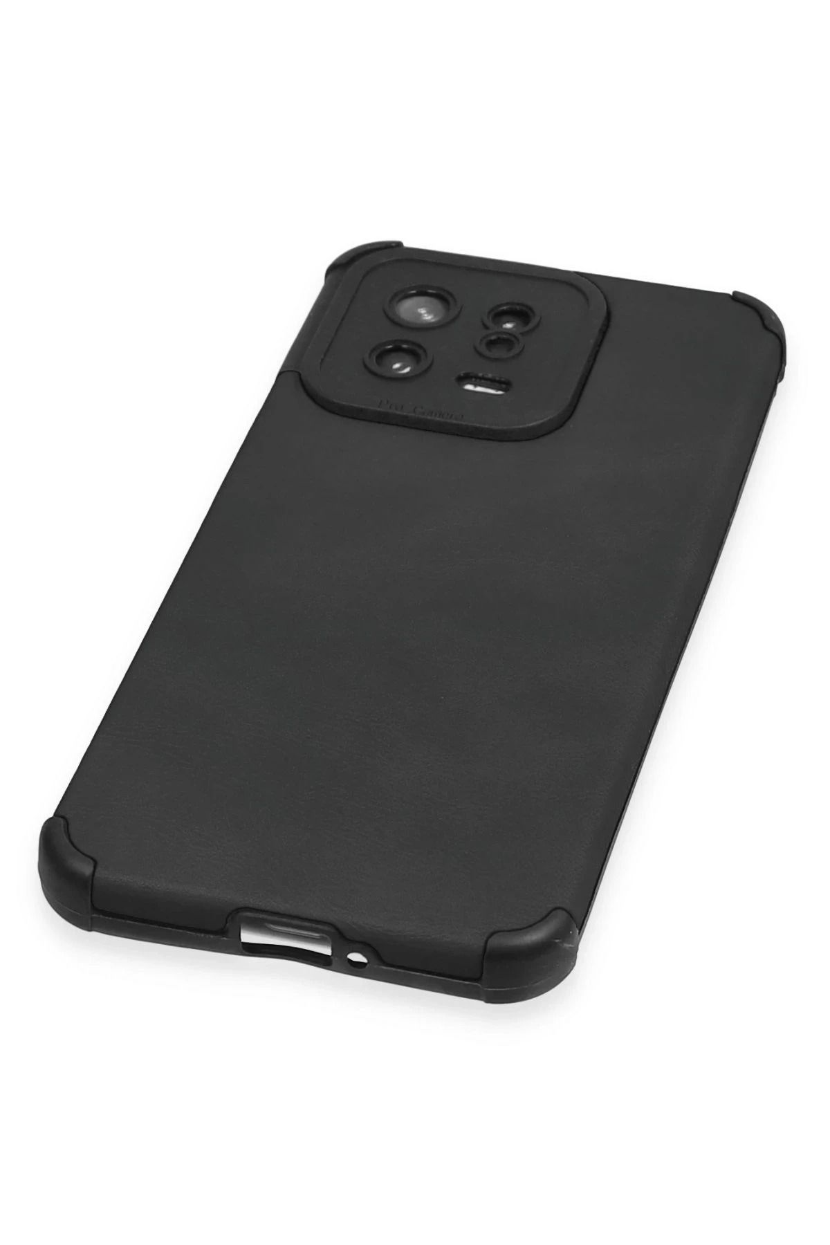 NewFace Xiaomi Mi 13 Kılıf Loop Deri Silikon - Siyah GLSTD