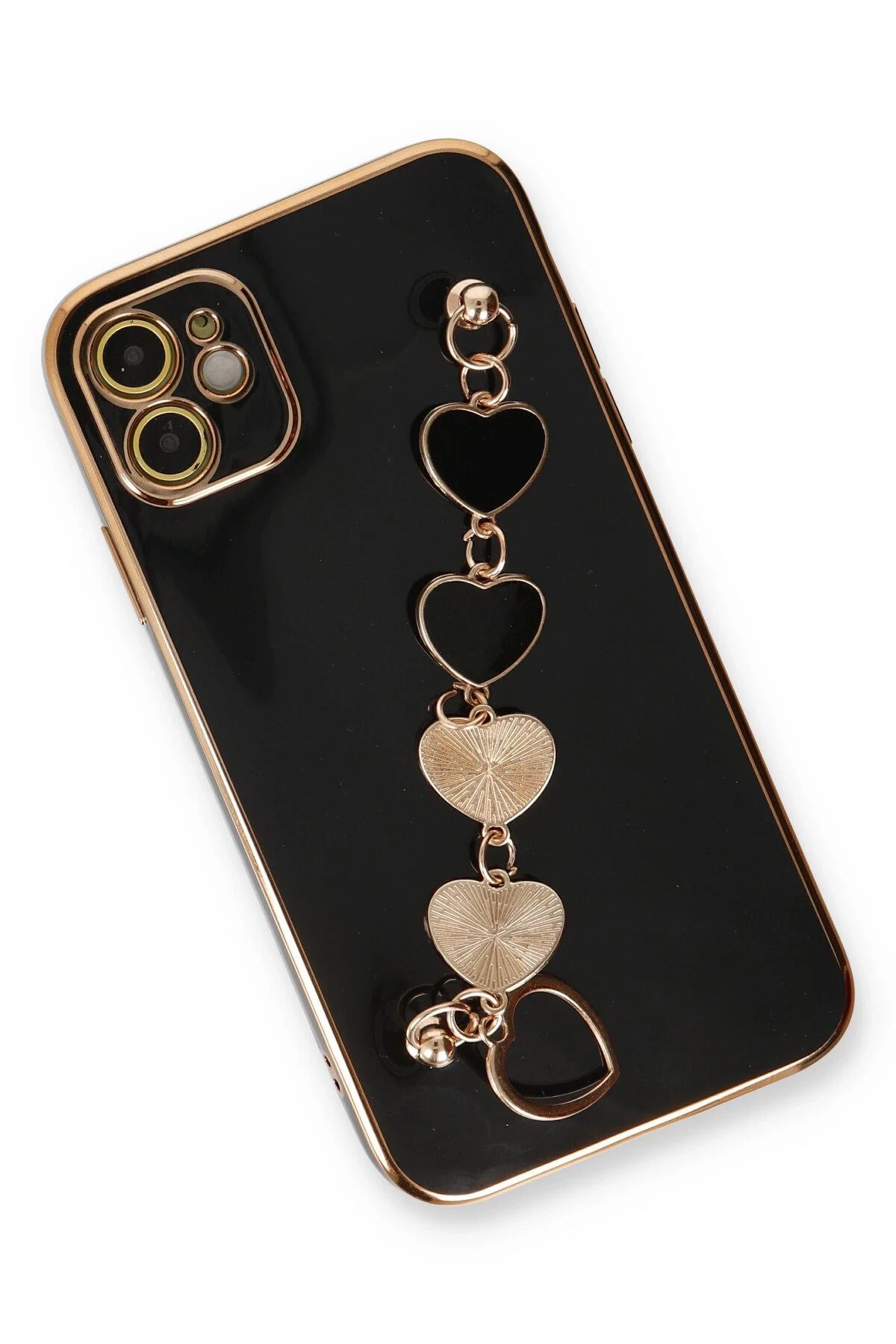 NewFace iPhone 11 Uyumlu Kılıf Esila Silikon - Siyah SVLRS