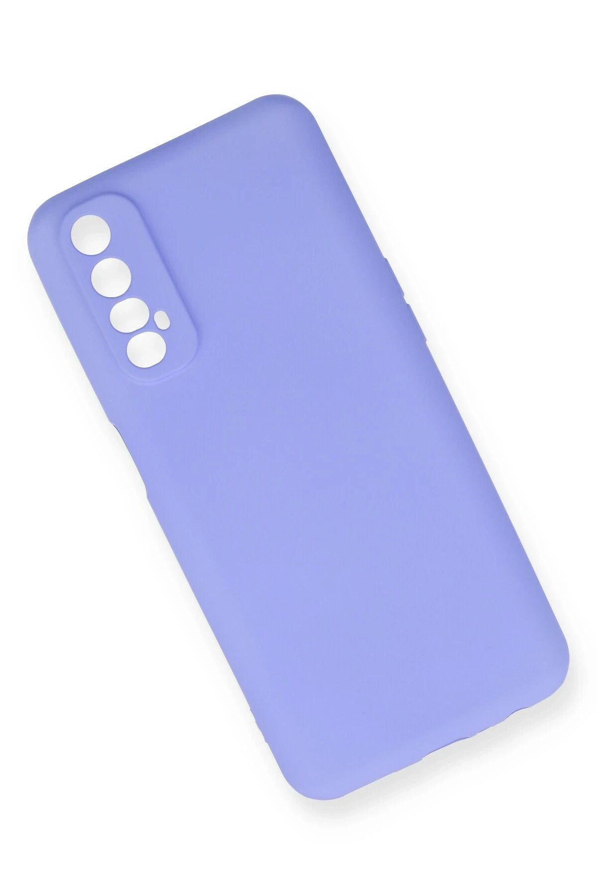 NewFace Realme 7 Kılıf First Silikon - Lila WLZOR