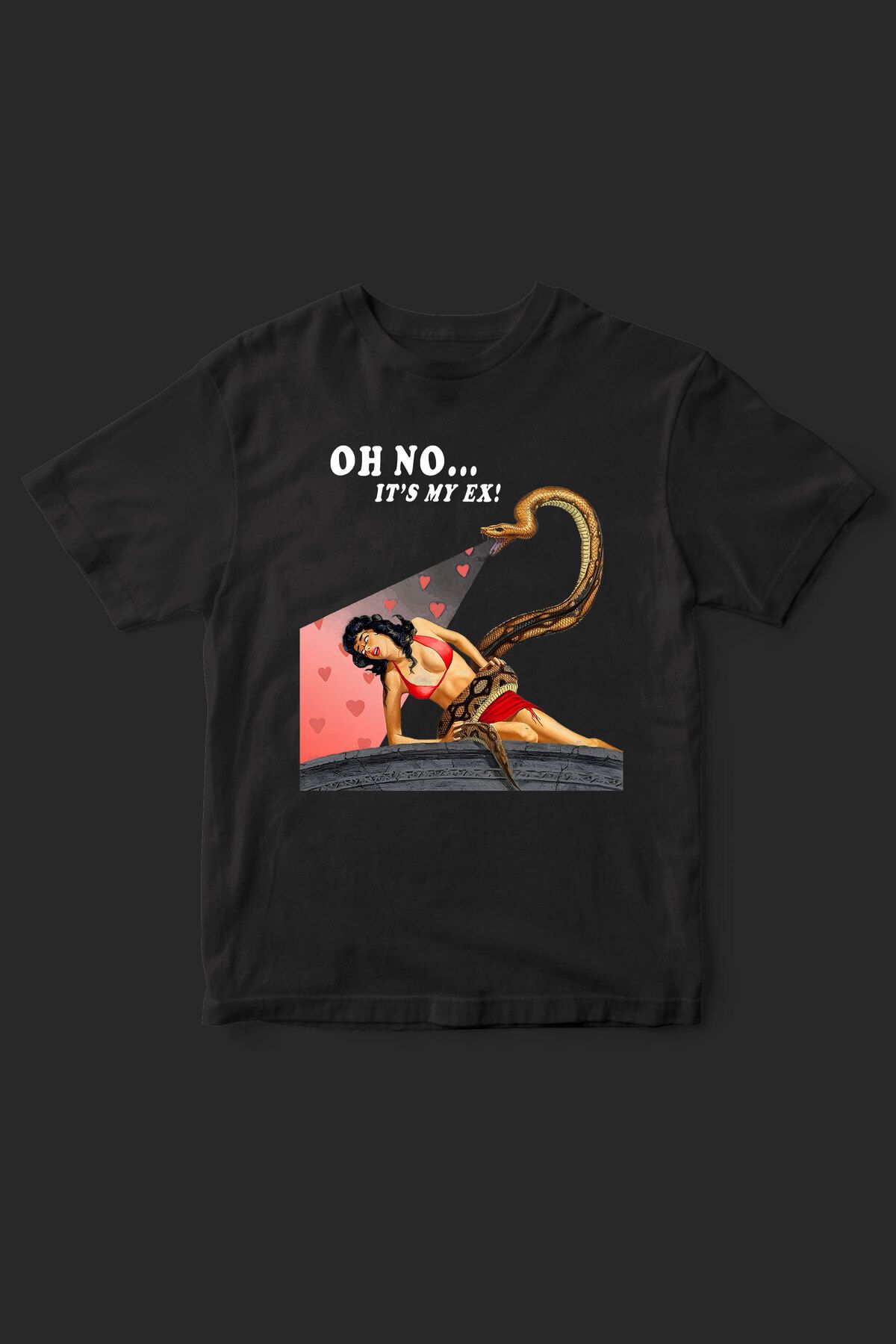 beloved.co oh no it's my ex baskılı t-shirt
