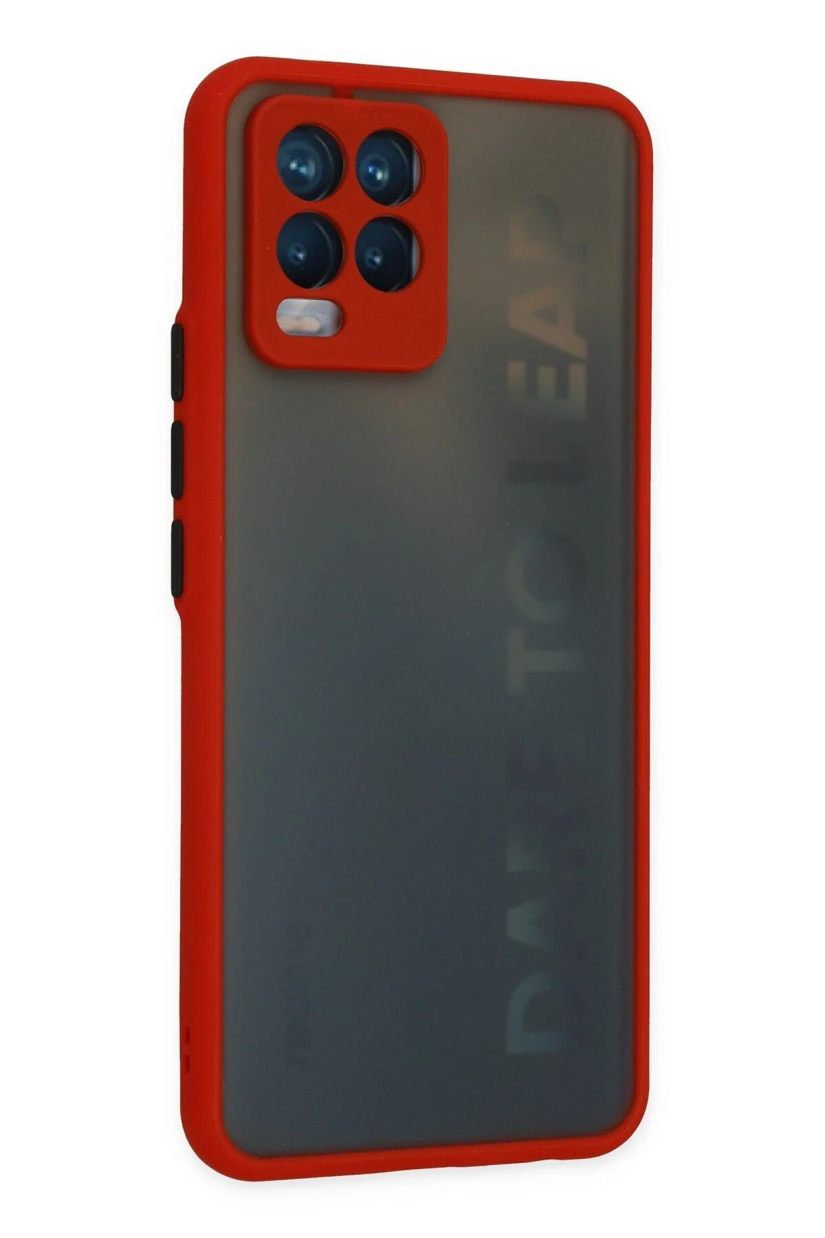 NewFace Realme 8 Kılıf Montreal Silikon Kapak - Kırmızı WLZOR