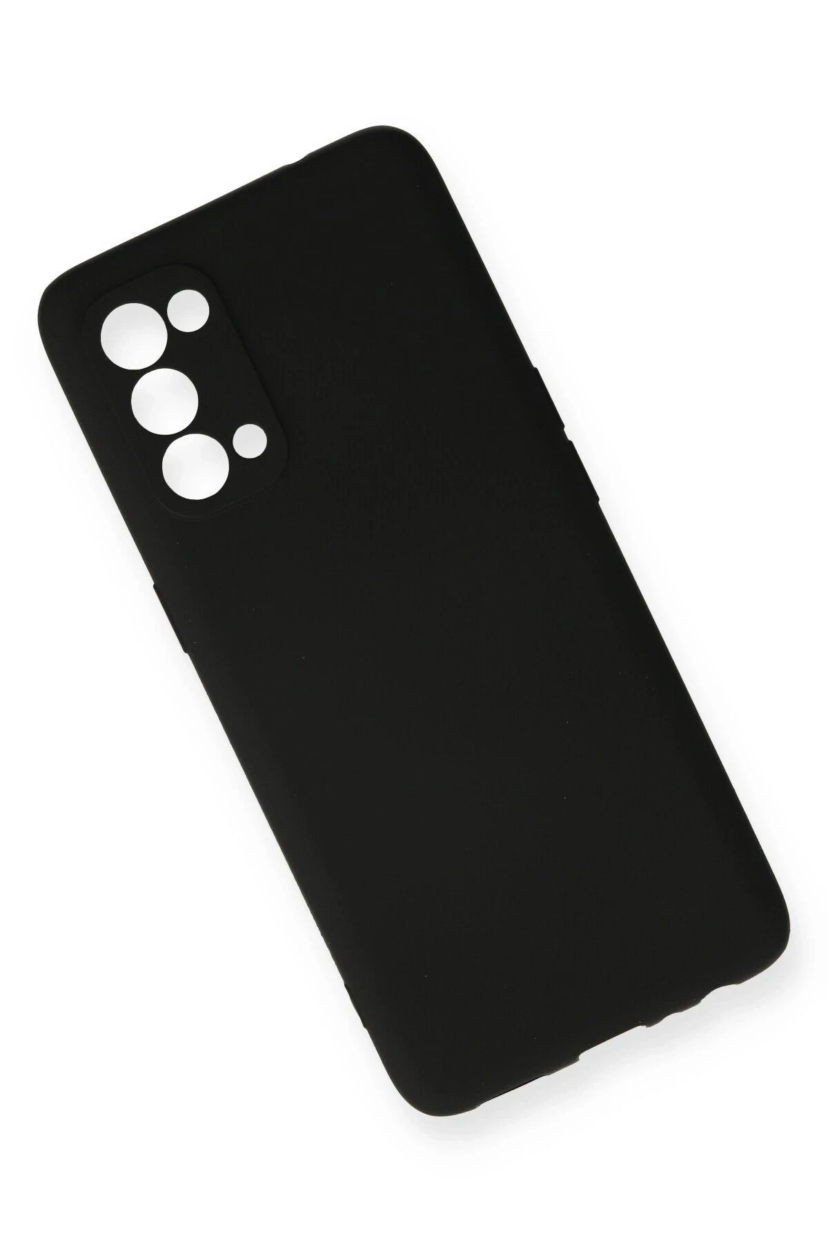 NewFace Reno 5 Pro Kılıf First Silikon - Siyah SVLRS