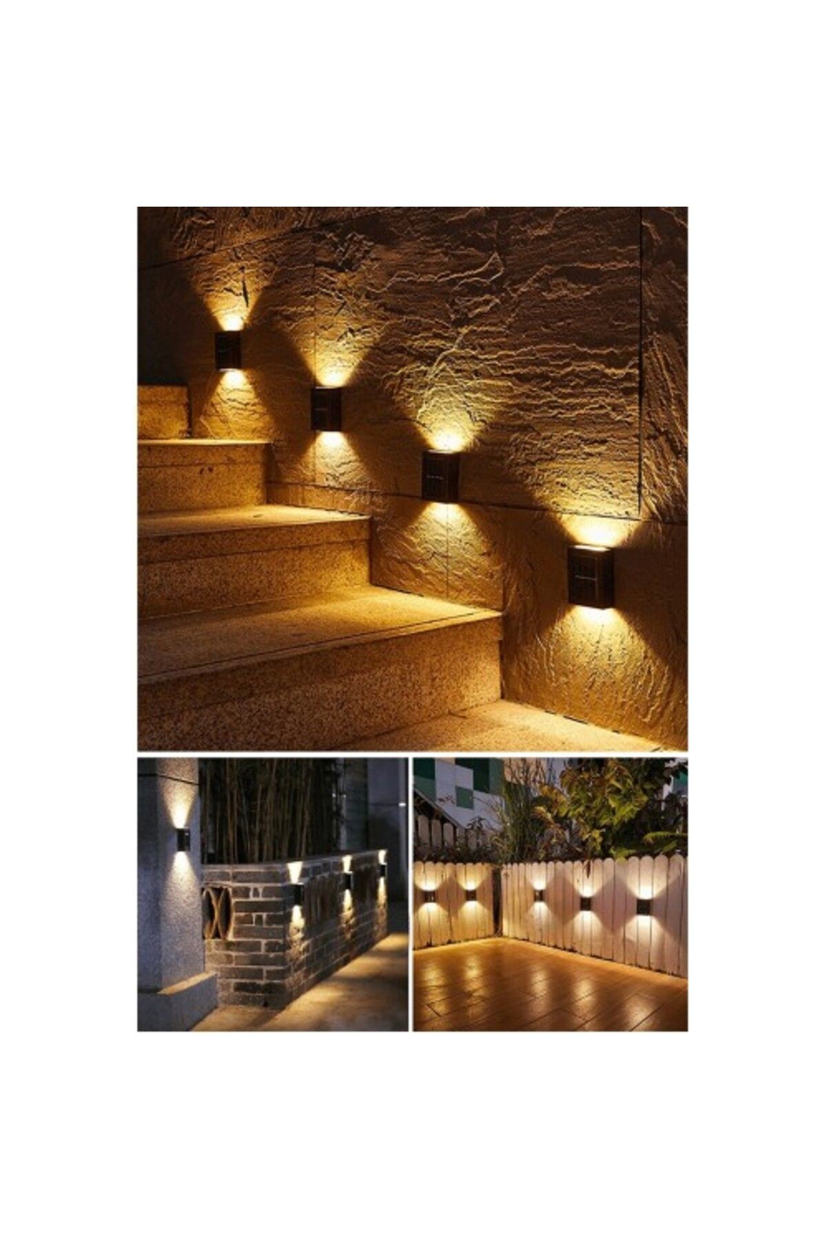 Shop58 Solar Aplik Çift Taraflı Lamba
