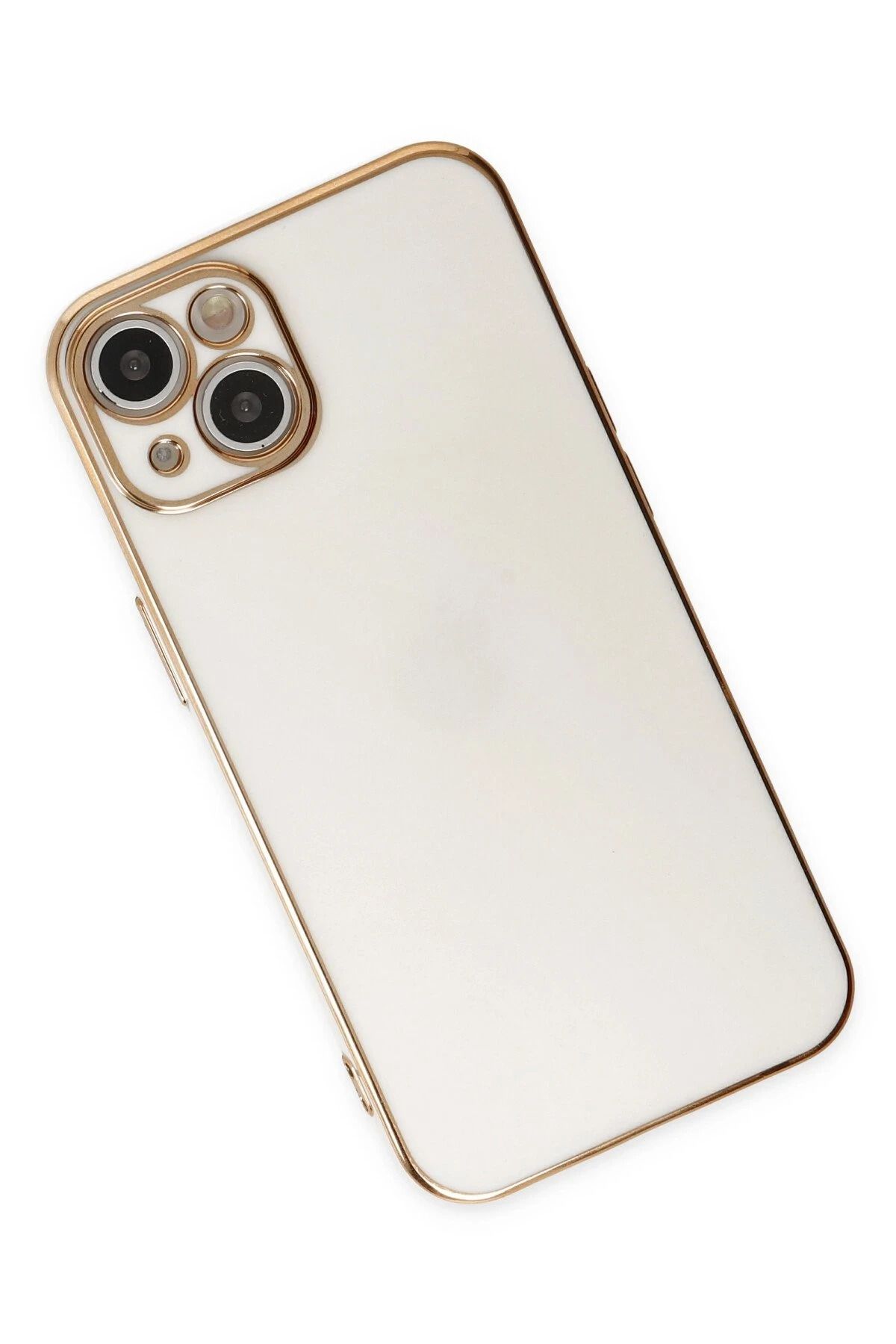 NewFace iPhone 13 Kılıf Volet Silikon - Beyaz SVLRS