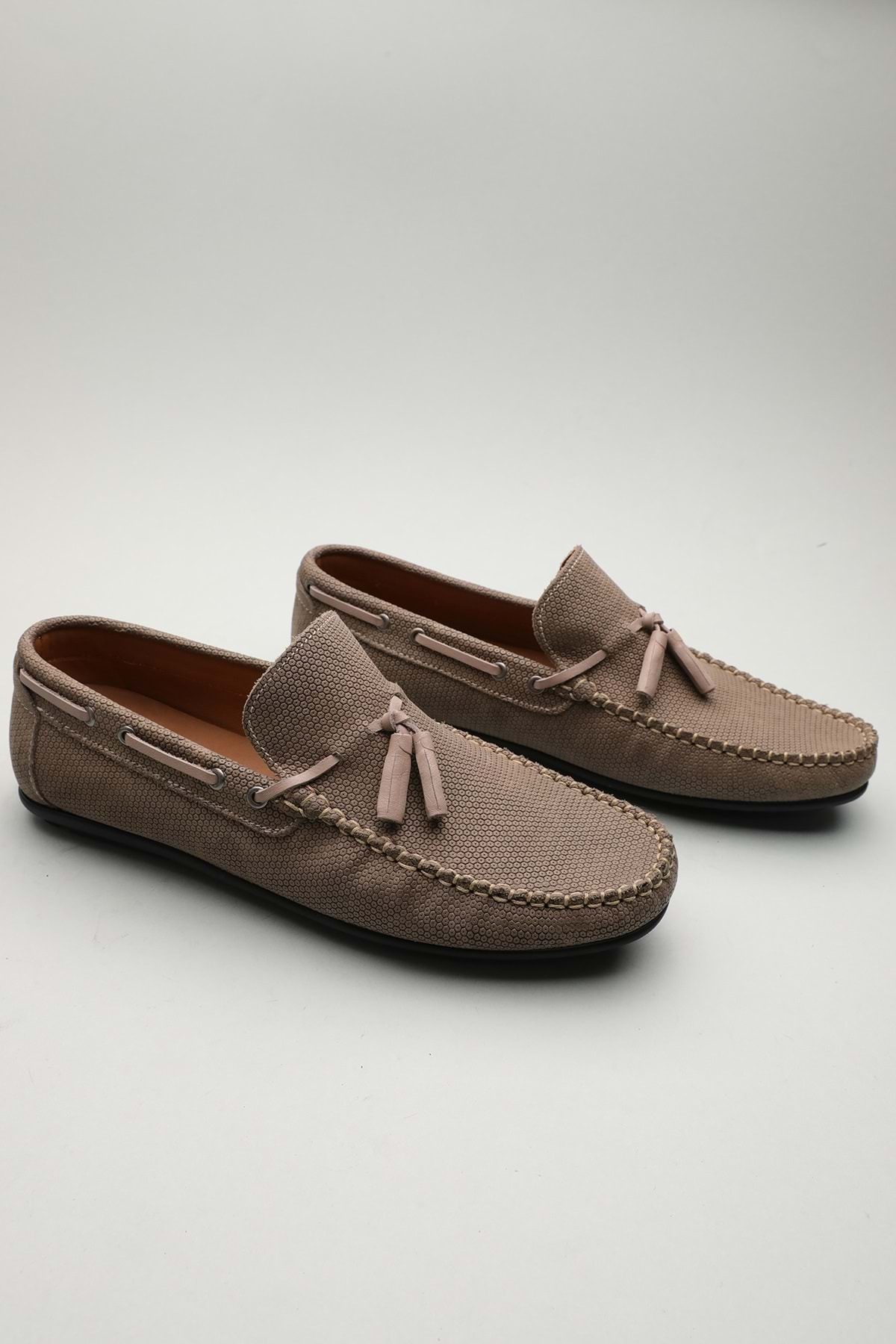Gondol-Men's Genuine Leather Classic Loafer Mink 41 Ttx.601138 1