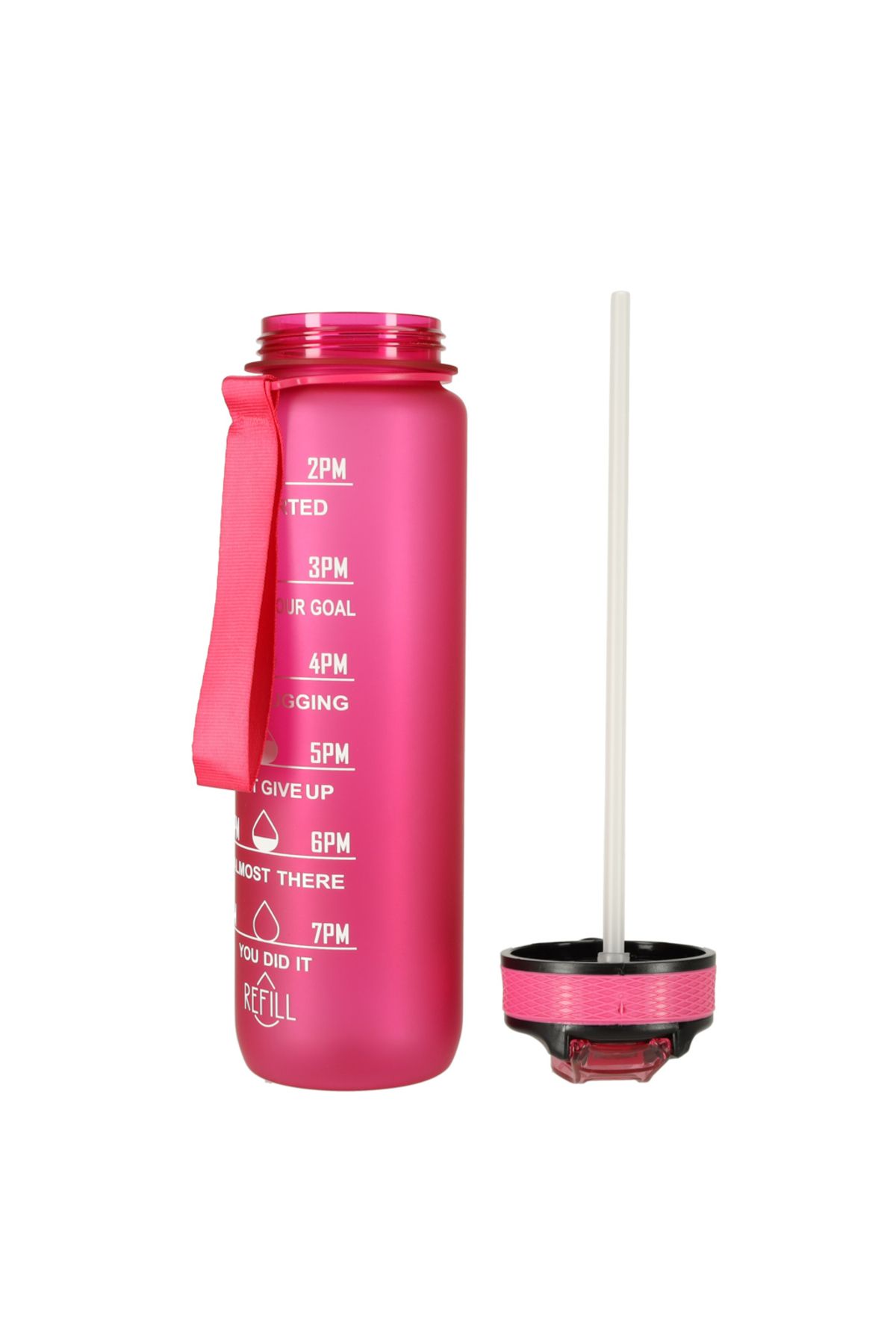 TECOS-Reusable Water Bottle, Tecos®, Built-in Straw, Leak-proof, Carrying Handle, 28.5X7.5 cm 6