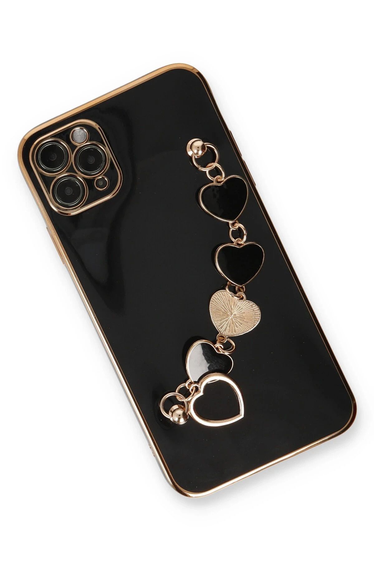 NewFace iPhone 11 Pro Uyumlu Kılıf Esila Silikon - Siyah SVLRS