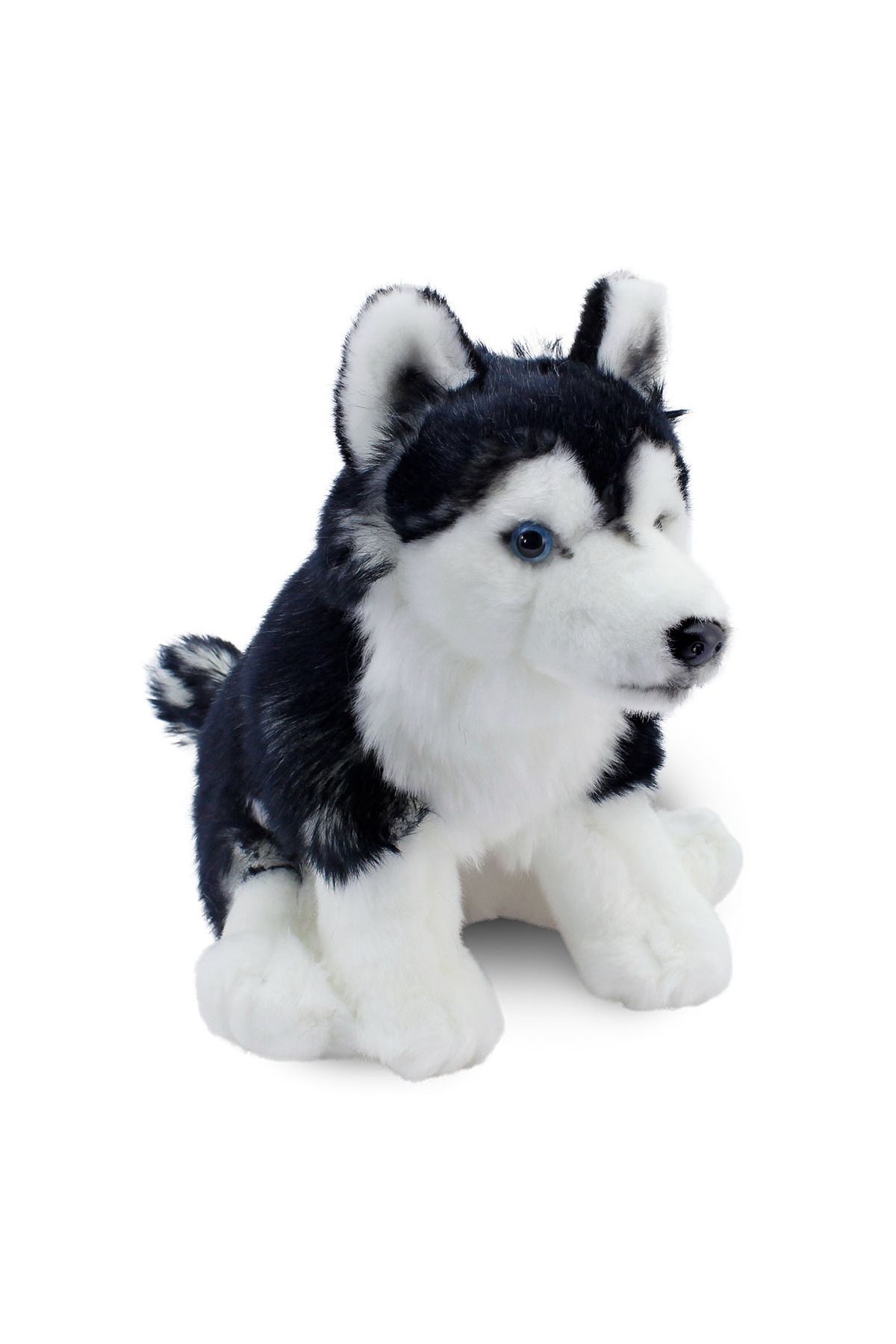 Animals Of The World Floppy Siyah Husky Peluş Oyuncak 28 cm