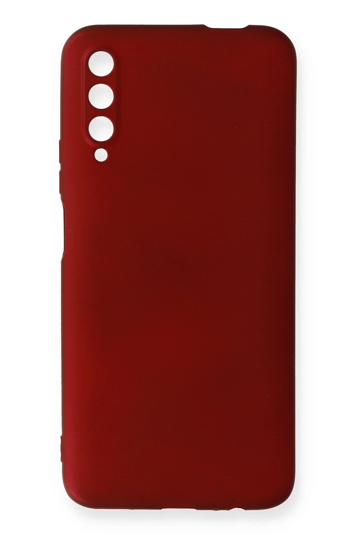 NewFace Huawei P Smart Pro / Y9S Kılıf First Silikon - Bordo SVLRS