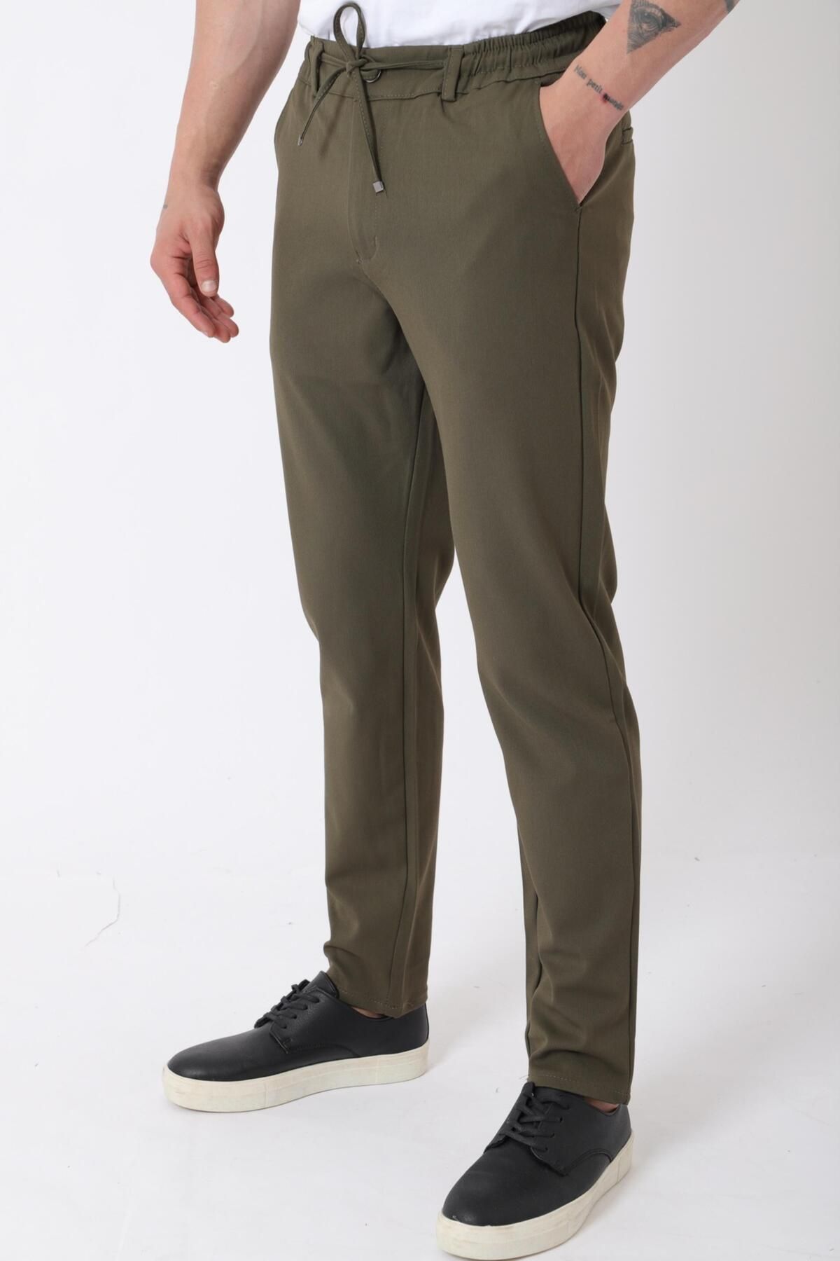 Stilkombin Bel Lastikli Spor En Boy Jogger Pantolon CPT-4_0400