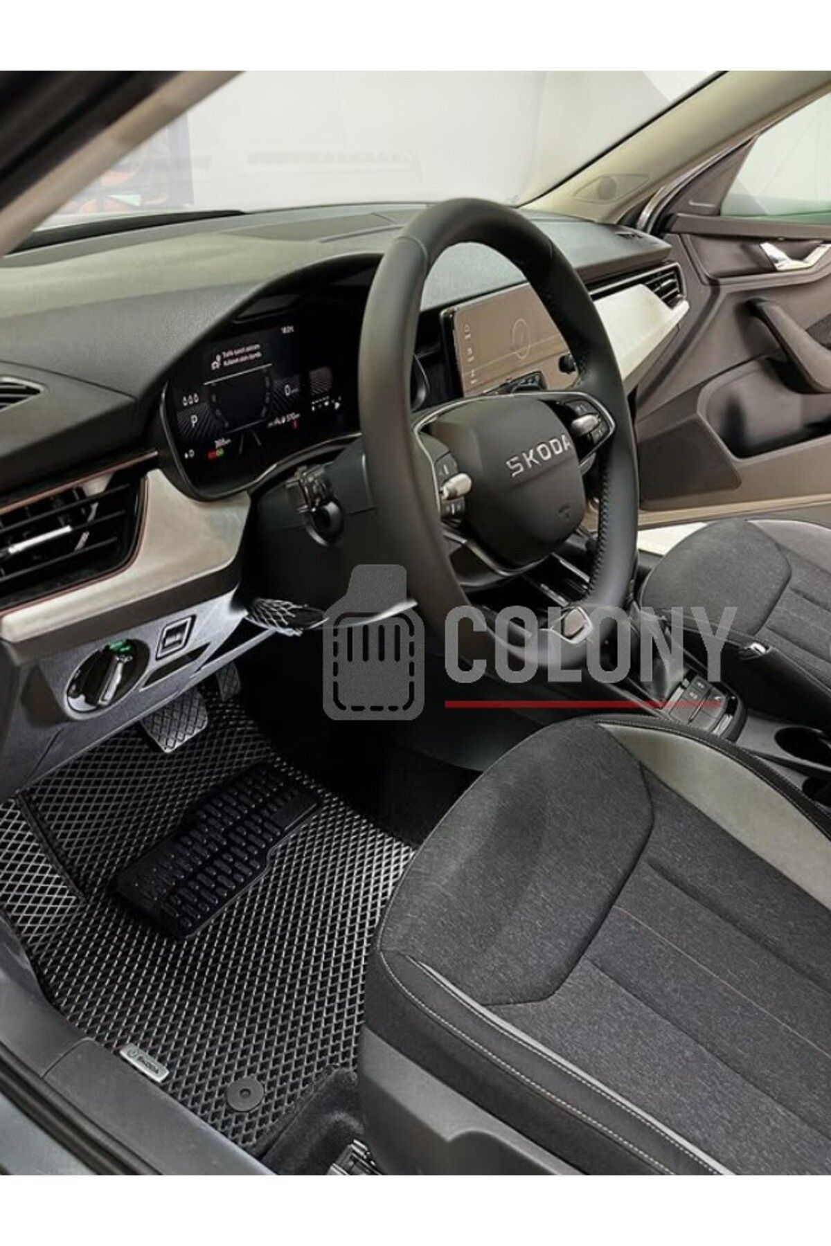 Skoda Kamiq Hücreli Premium Eva Paspas Seti Tam Set Paspas Takımı