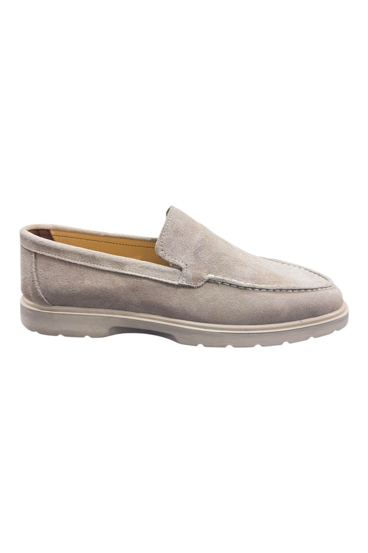Greyybull Shoes bej günlük rok loafer ayakkabı-siyah yazlık hafif rahat ayakkabı