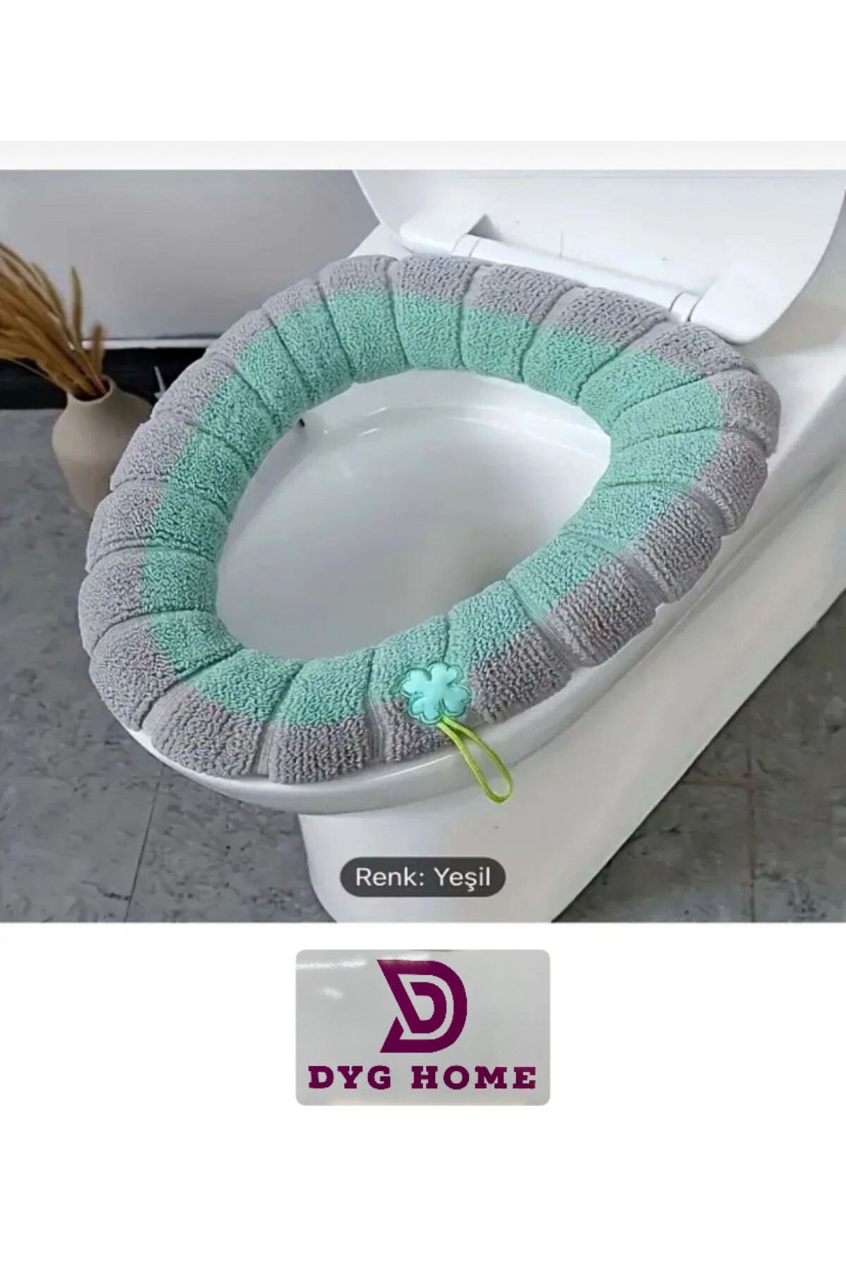 dyg home Tuvalet Klozet Kapağı Kılıfı Yüksek Kaliteli Yıkanabilir Kalın Tuvalet Banyo Dekorasyon