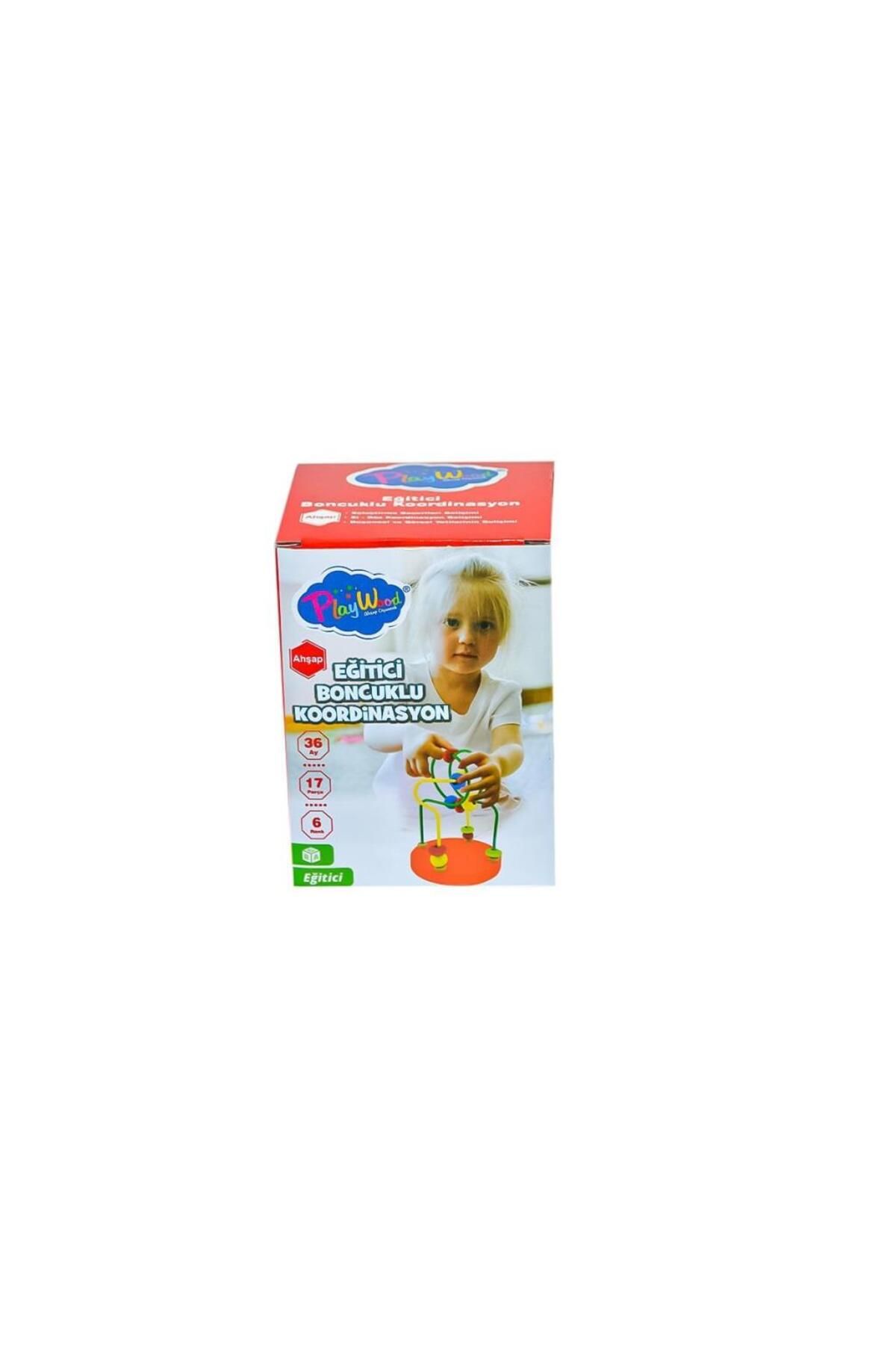 Shop58 ONY-394 Ahşap Kutuda Mini Boncuklu Koordinasyon - Onyıl Oyuncak