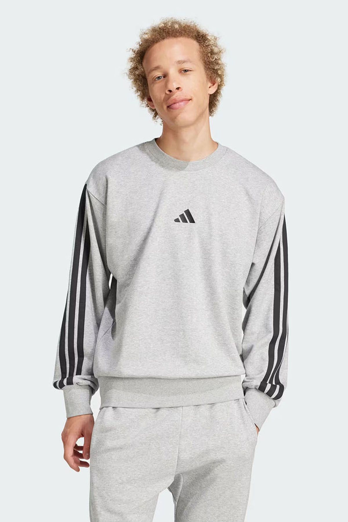 adidas Erkek Günlük Sweatshirt M 3S Ft Swt Je6374