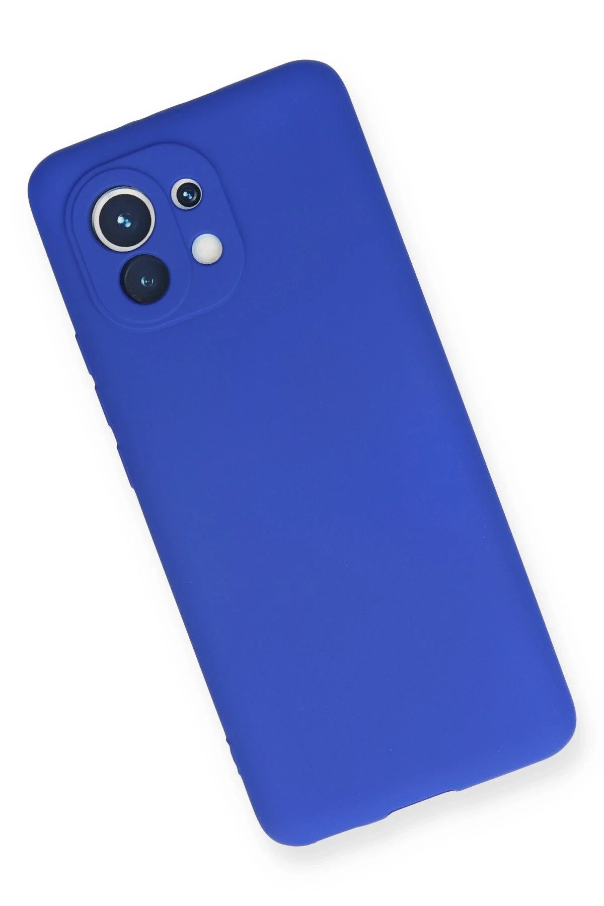 NewFace Xiaomi Mi 11 Kılıf First Silikon - Lacivert SVLRS