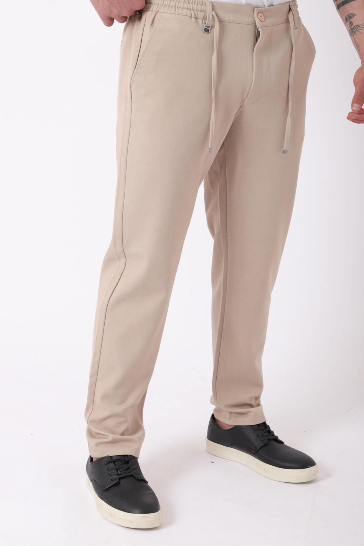 Stilkombin Bel Lastikli Spor En Boy Jogger Pantolon CPT-4_0400