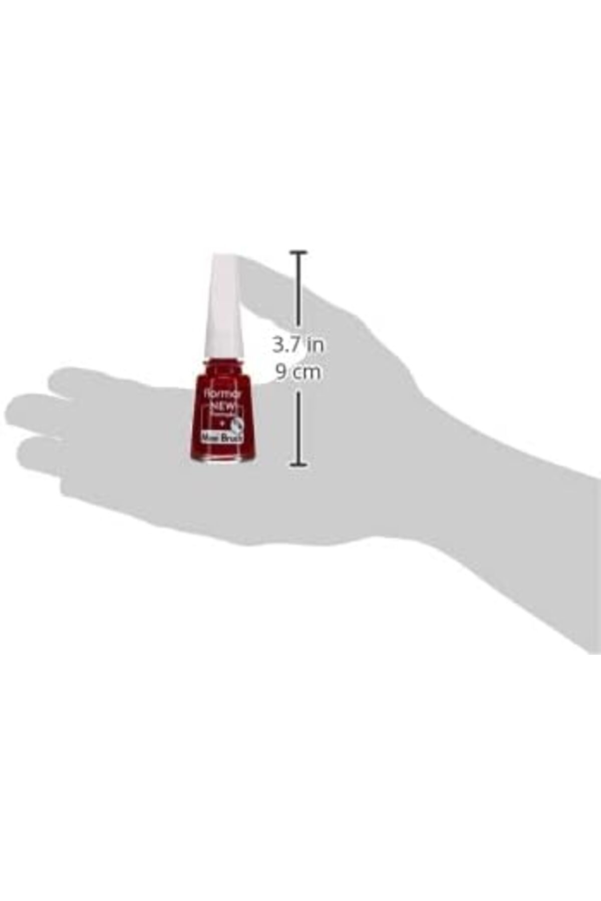 Flormar-Nail Enamel 406 Dark Red 5